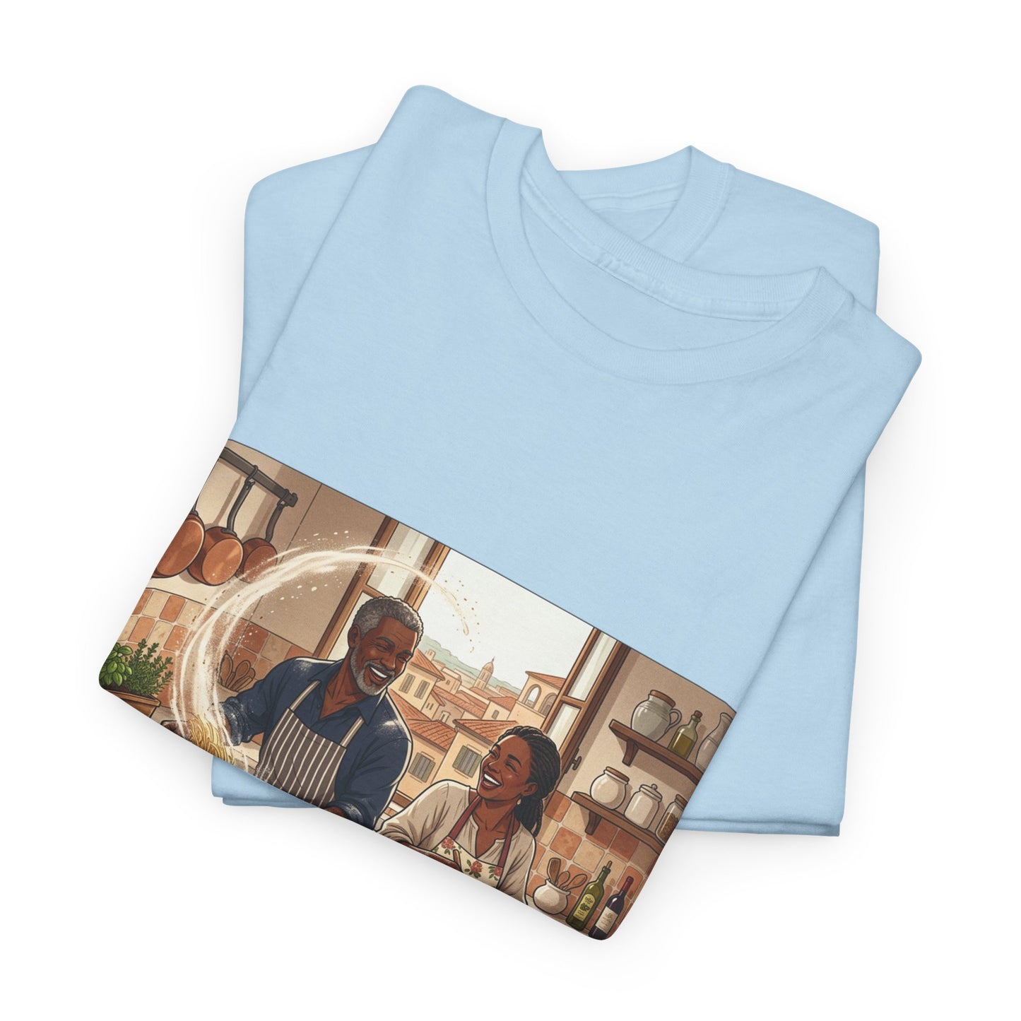 T-Shirt — 'Cooking Disaster — Rome' Illustrated Cooking Tee
