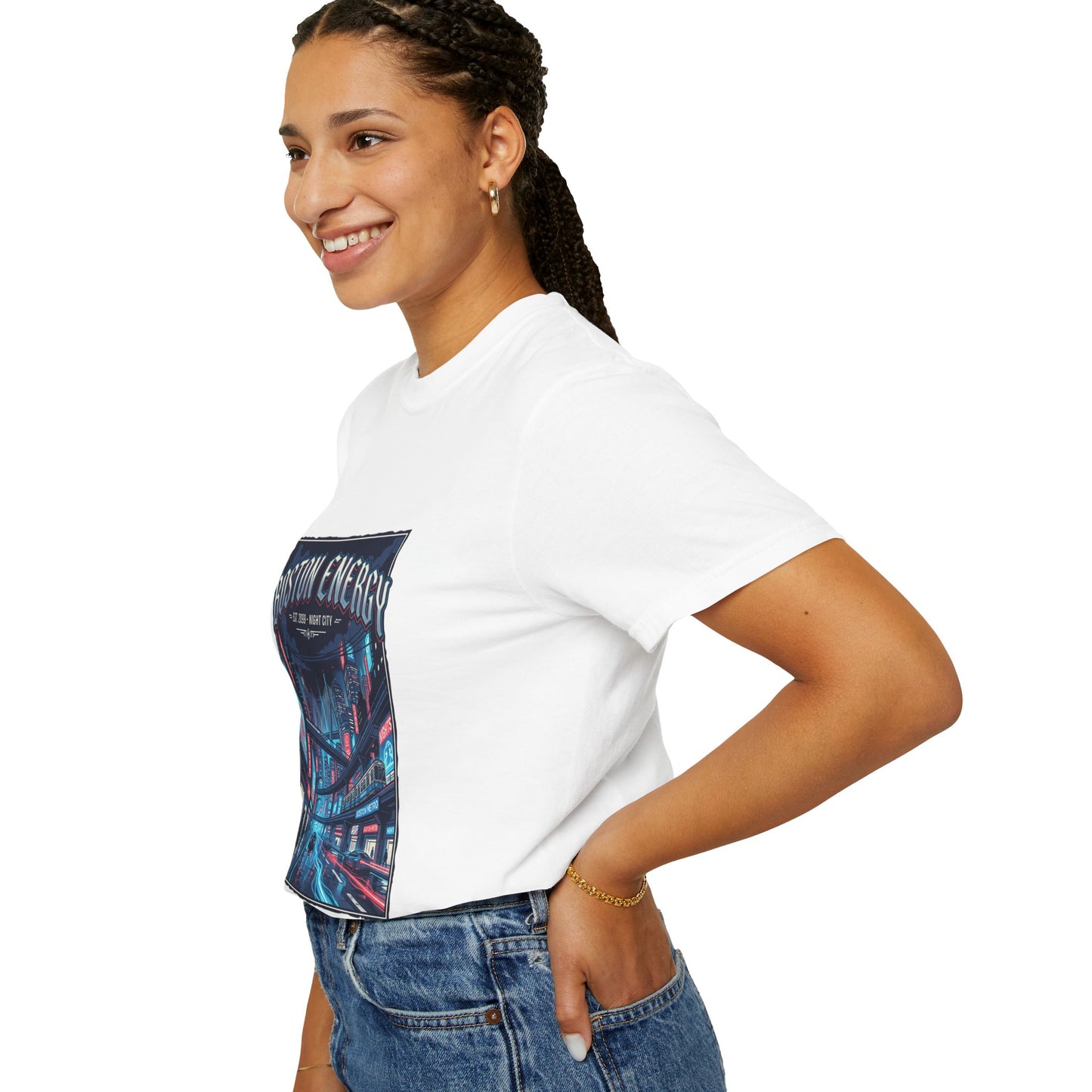 Boston Energy Graphic T-Shirt — Neon City Streetwear