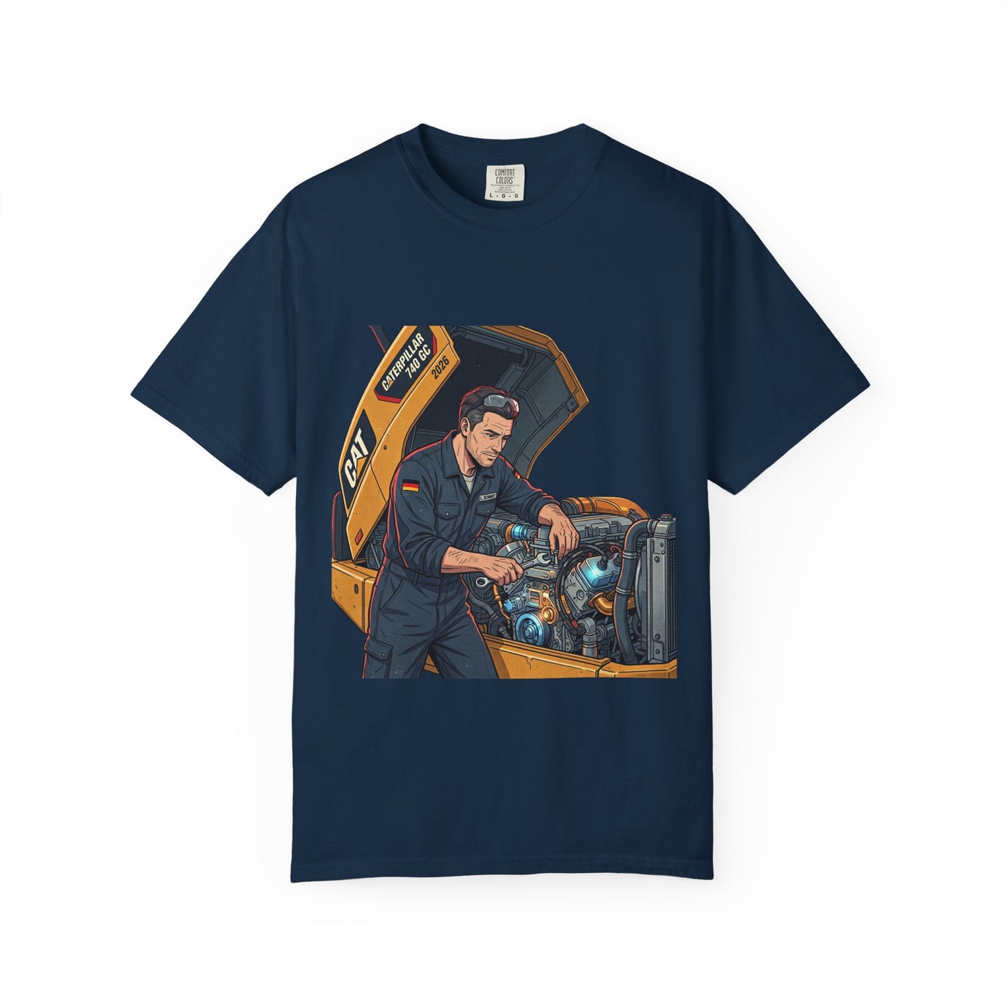 Mechanic Garage T-Shirt — Vintage Auto Technician Illustration
