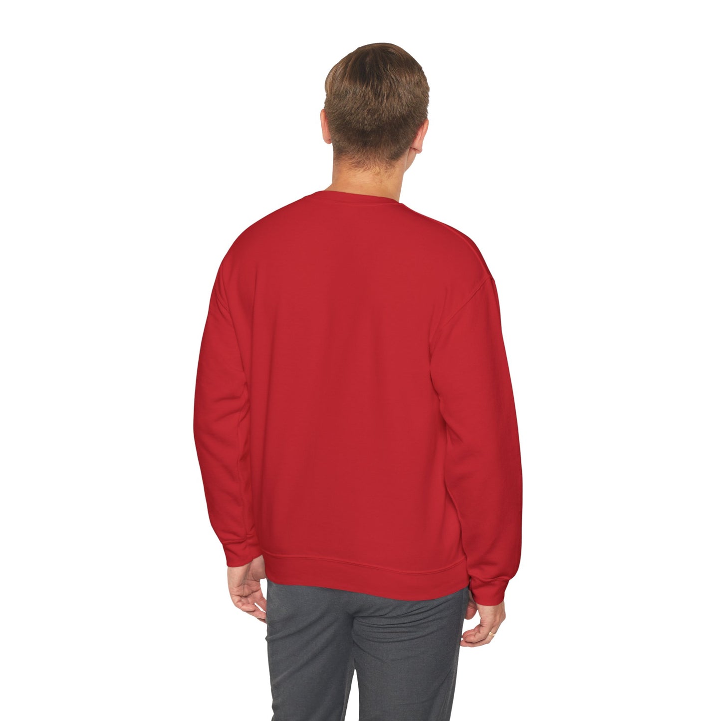 Crewneck Sweatshirt — Franconia Notch Winter Couple Scenic Graphic
