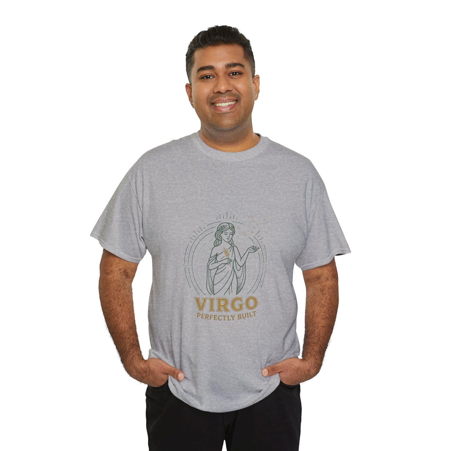 Virgo 'Perfectly Built' Zodiac T-Shirt — Astrology Graphic Tee