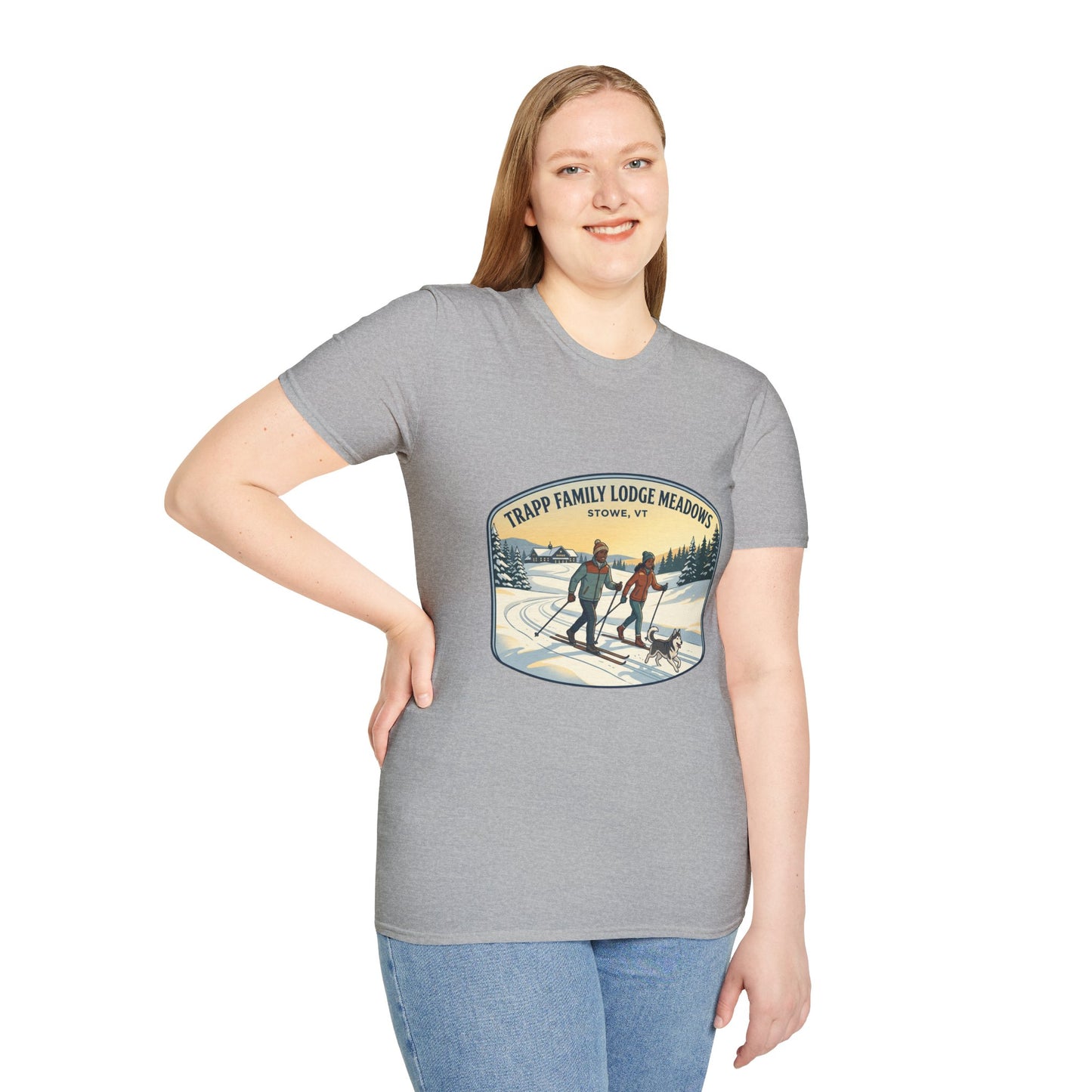 Trapp Family Lodge Meadows Skiing T-Shirt