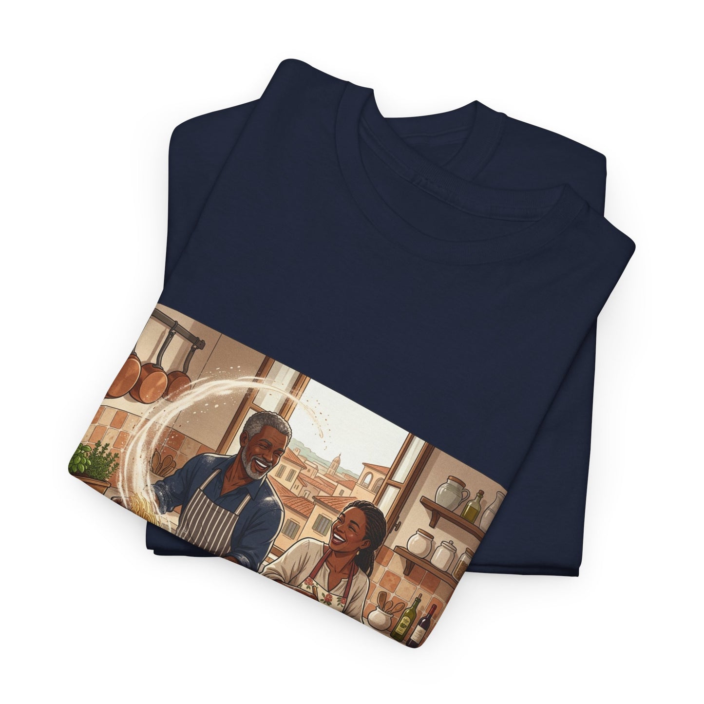 T-Shirt — 'Cooking Disaster — Rome' Illustrated Cooking Tee
