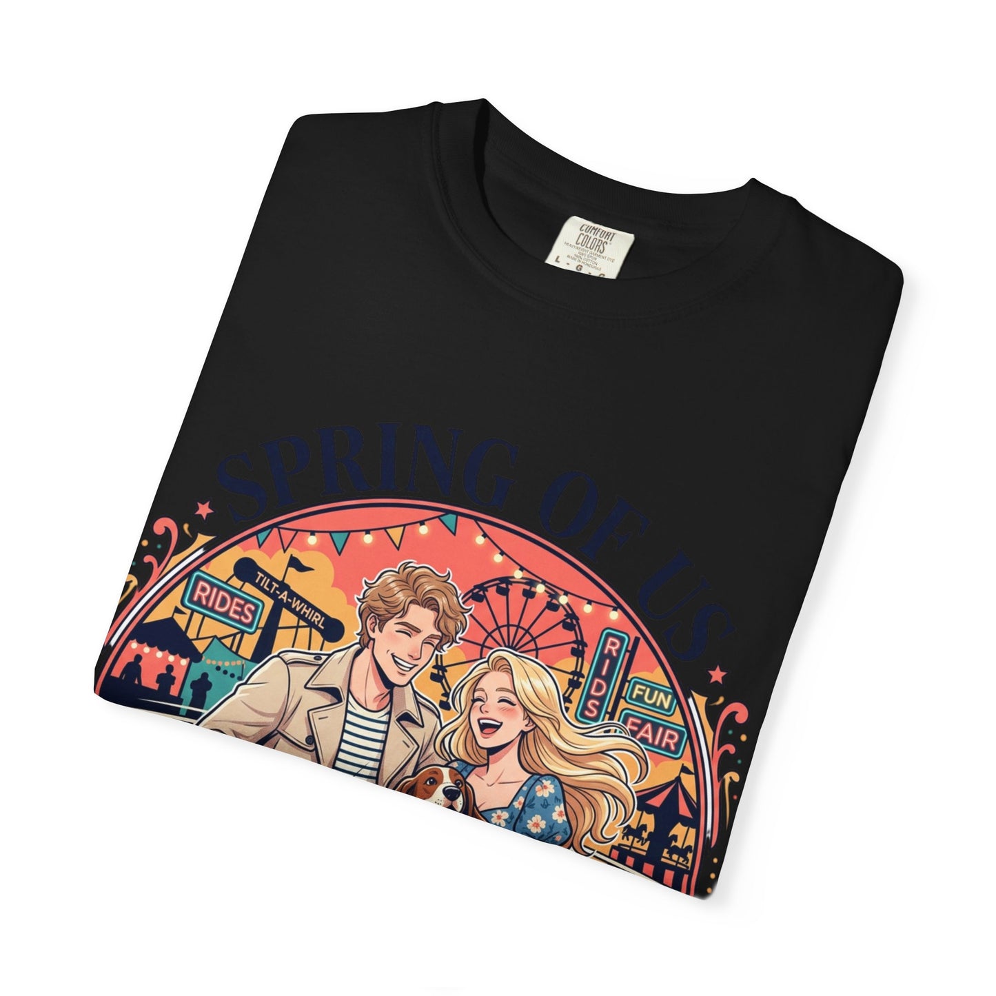 Spring of Us T-Shirt — Retro Carnival Couple Tee (Spring Festival Concert)