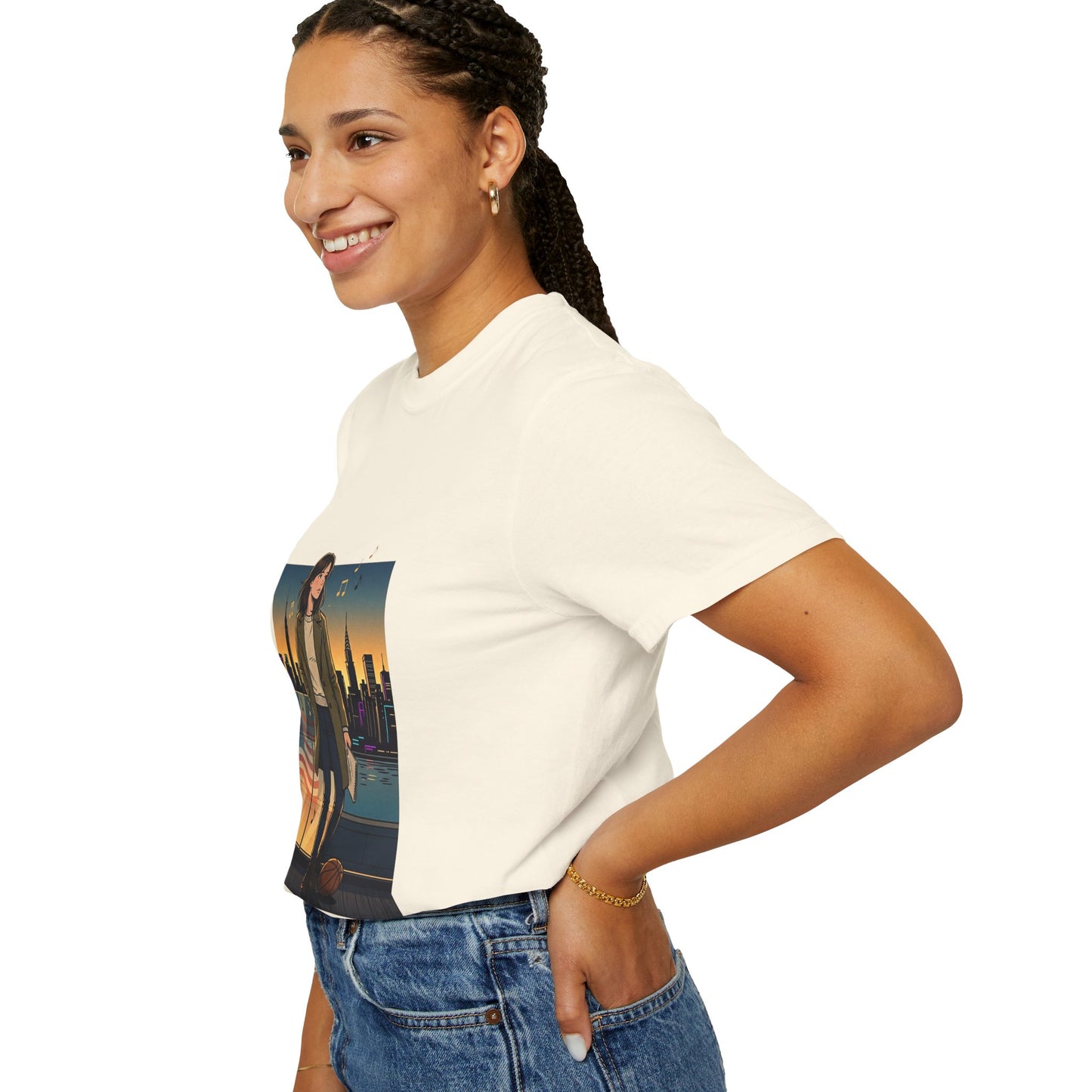GLOBAL ENERGY: HER CITY, HER STORY— City Sunset Graphic T-Shirt