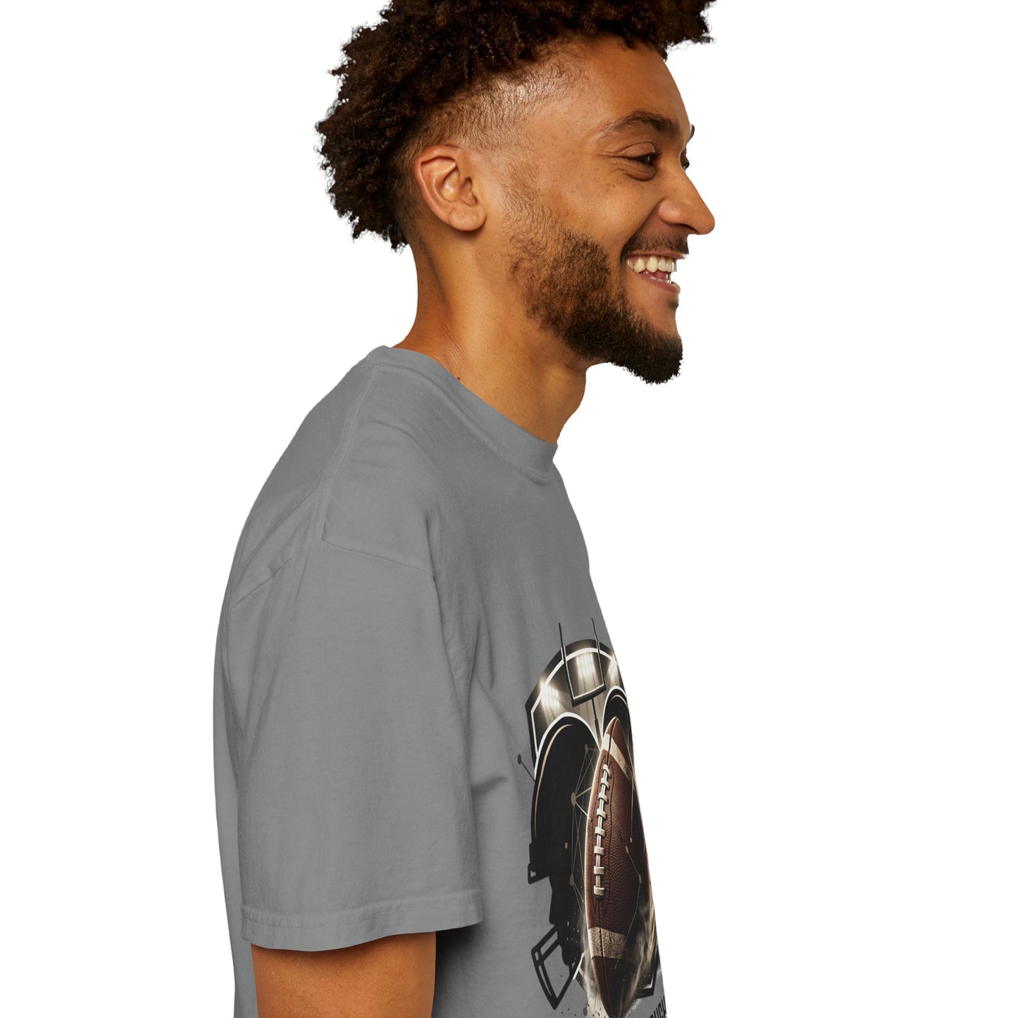 Football T-Shirt — "United Through the Game" Team Spirit Tee