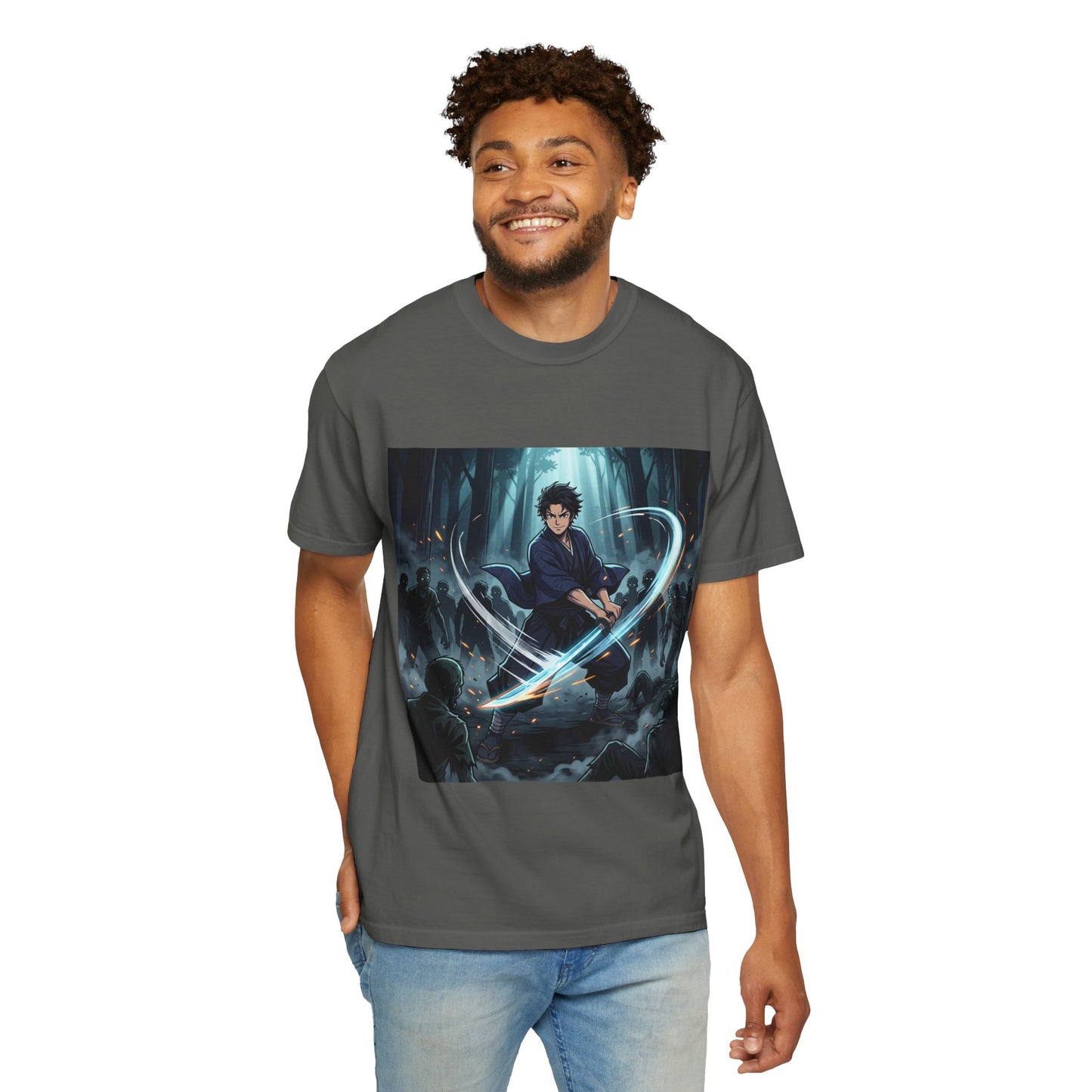 Mage Battlemage T‑Shirt — Fantasy Wizard Magic Sword Illustration Tee