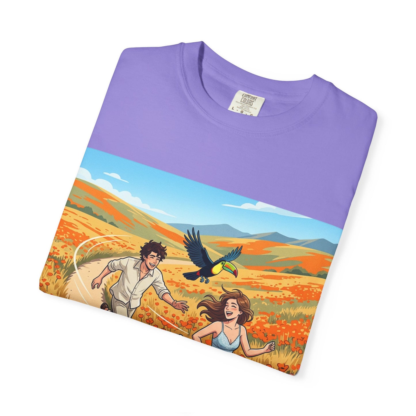 Spring of Us T-Shirt — Romantic Field Illustration Tee