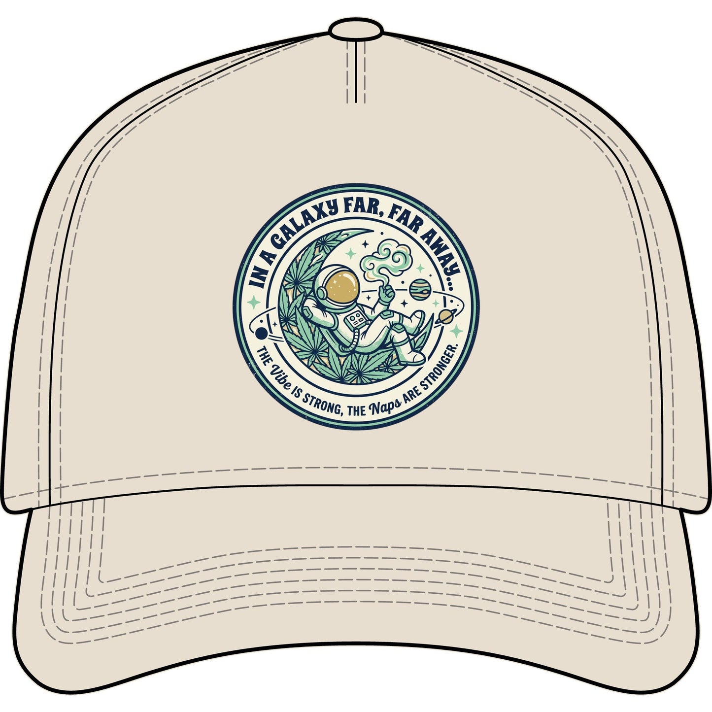 Astronaut Patch Cap — "In a Galaxy Far, Far Away" Vintage Space Hat