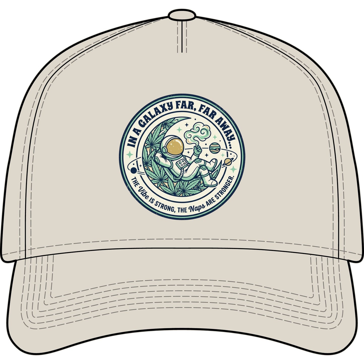 Astronaut Patch Cap — "In a Galaxy Far, Far Away" Vintage Space Hat