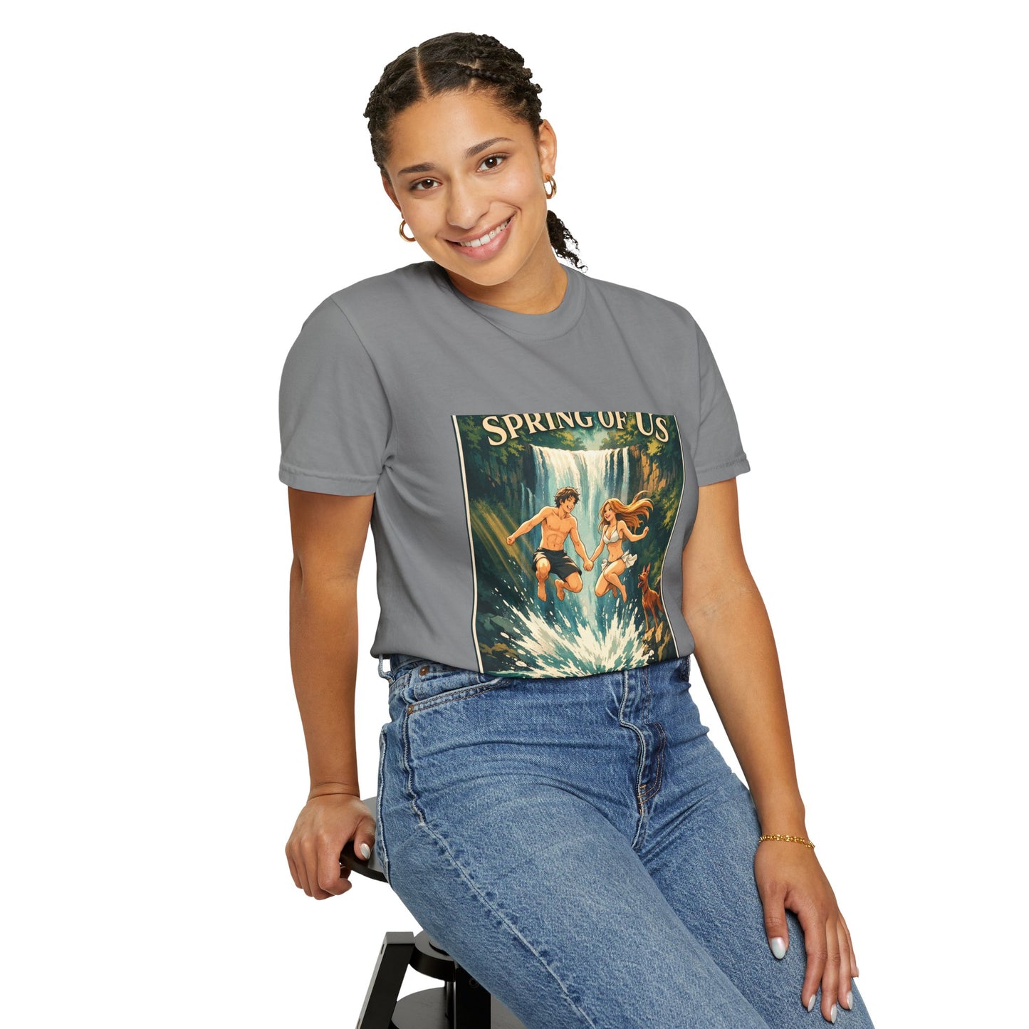 Vintage 'Spring of Us' Waterfall Graphic T-Shirt