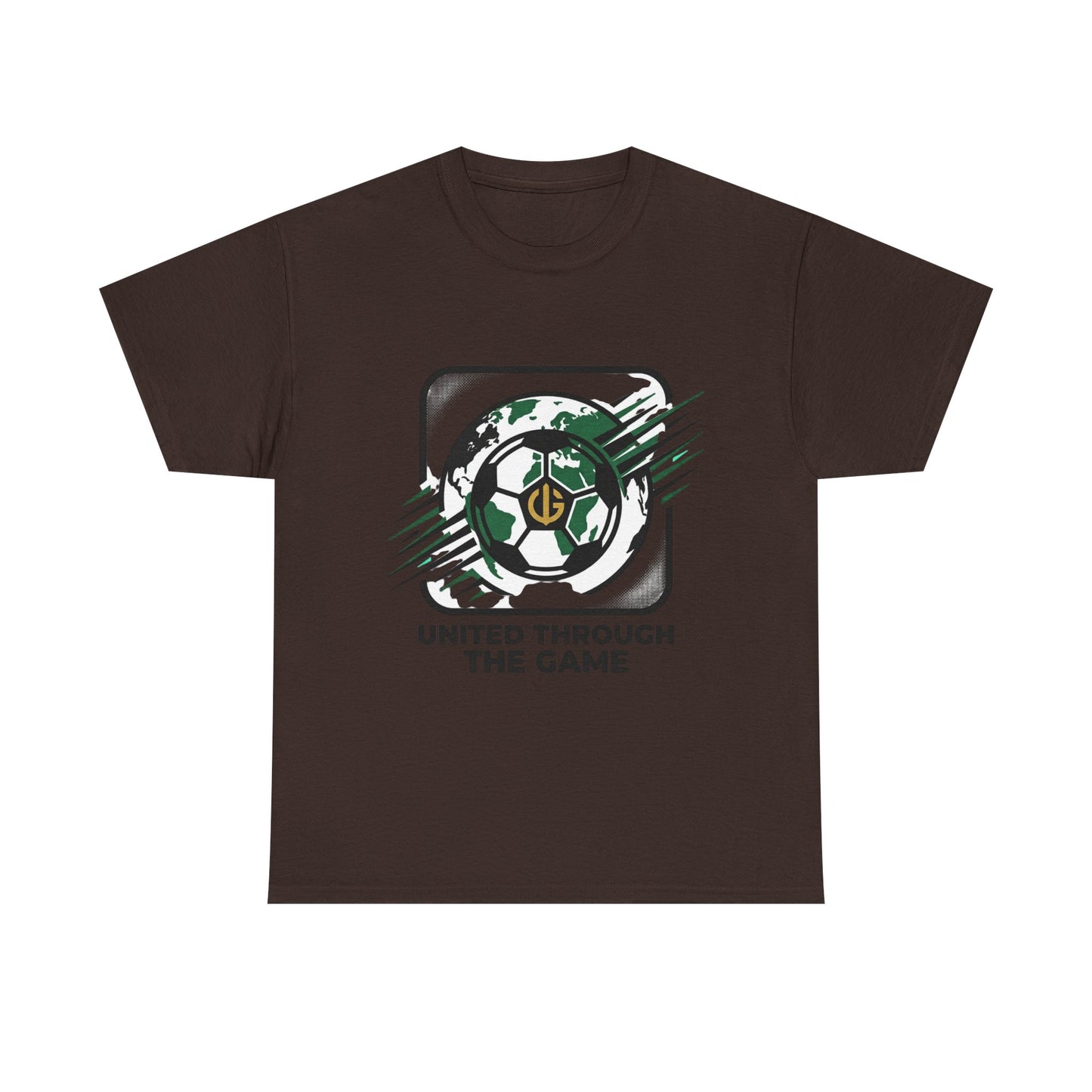 Soccer T-Shirt — "United Through the Game" Graphic Tee