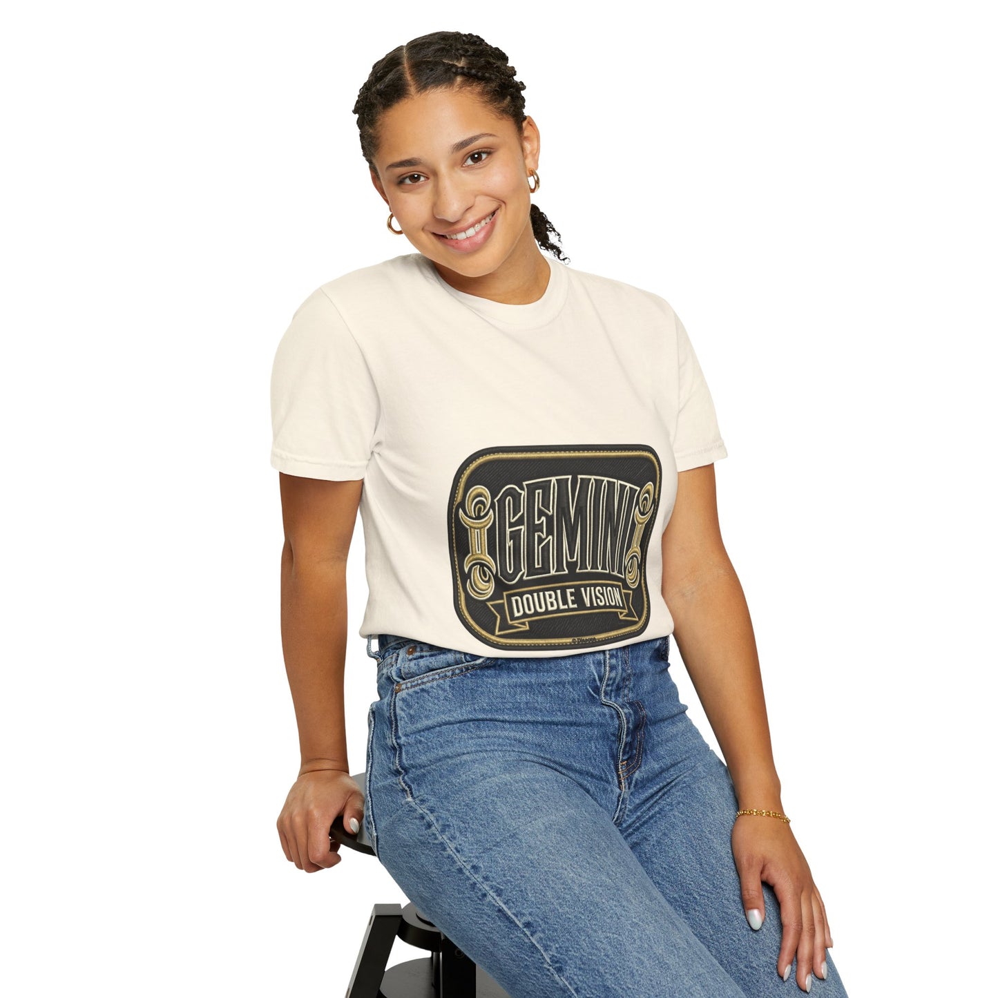 Gemini Double Vision T-Shirt — Zodiac Twin Graphic Tee