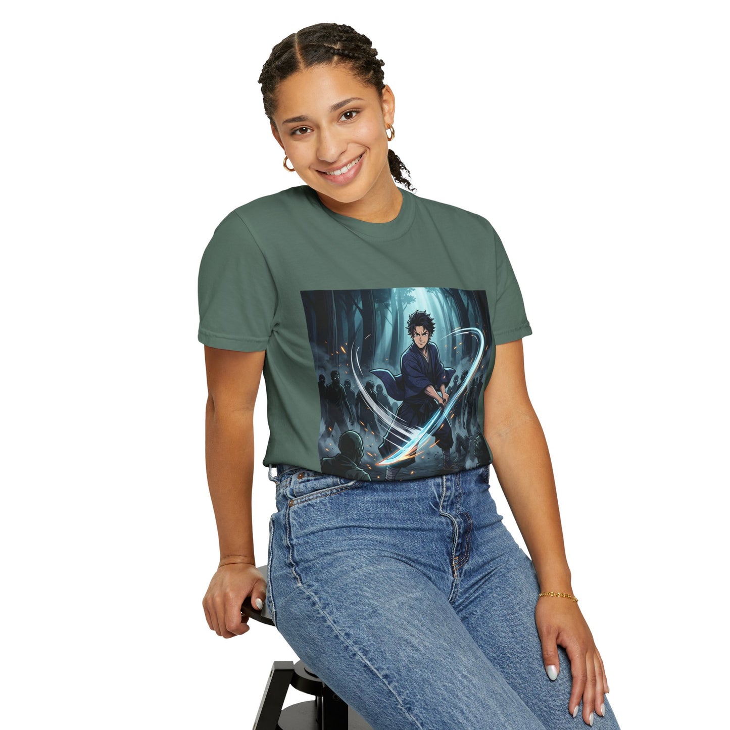 Mage Battlemage T‑Shirt — Fantasy Wizard Magic Sword Illustration Tee