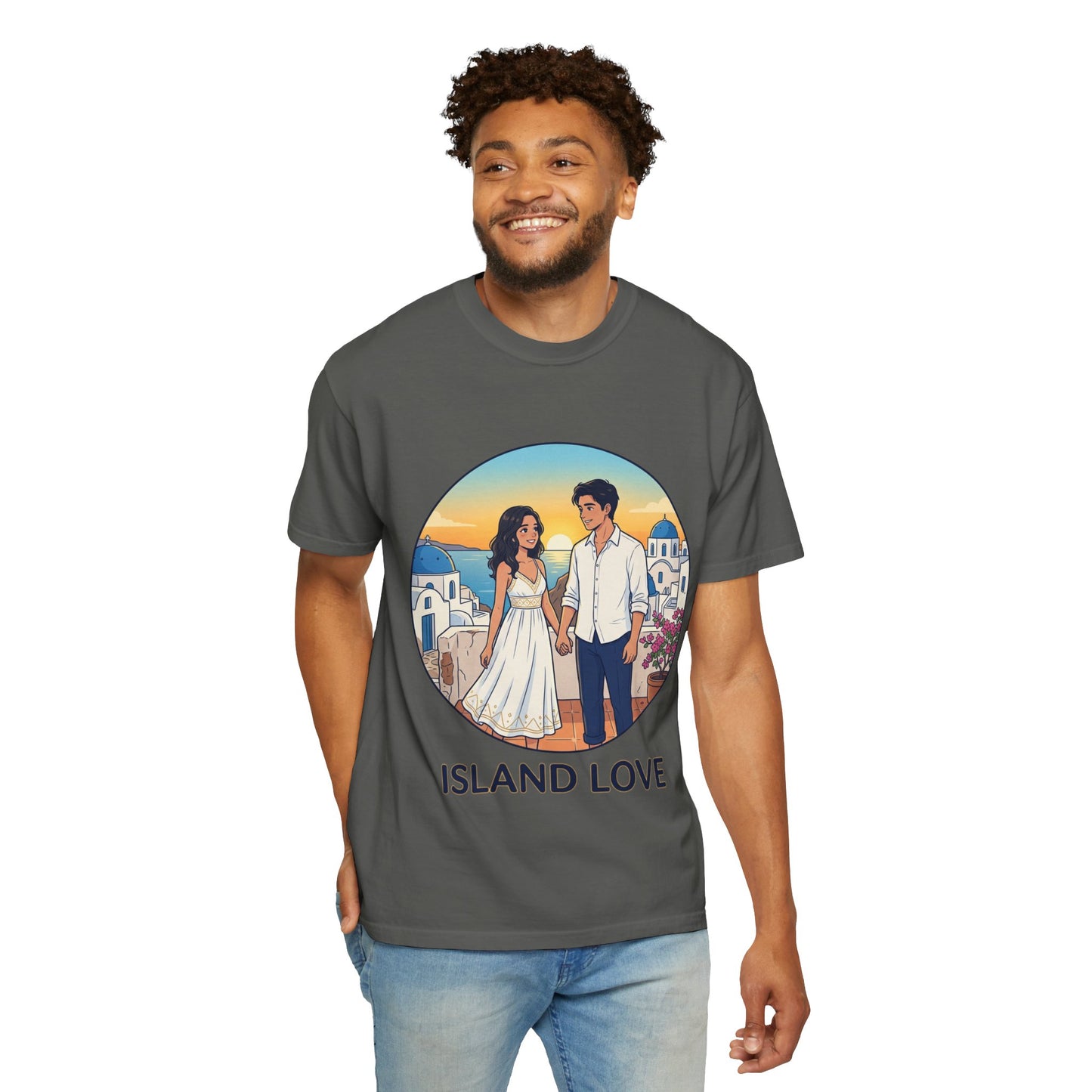 Island Love T-Shirt — Romantic Couples Vacation Tee