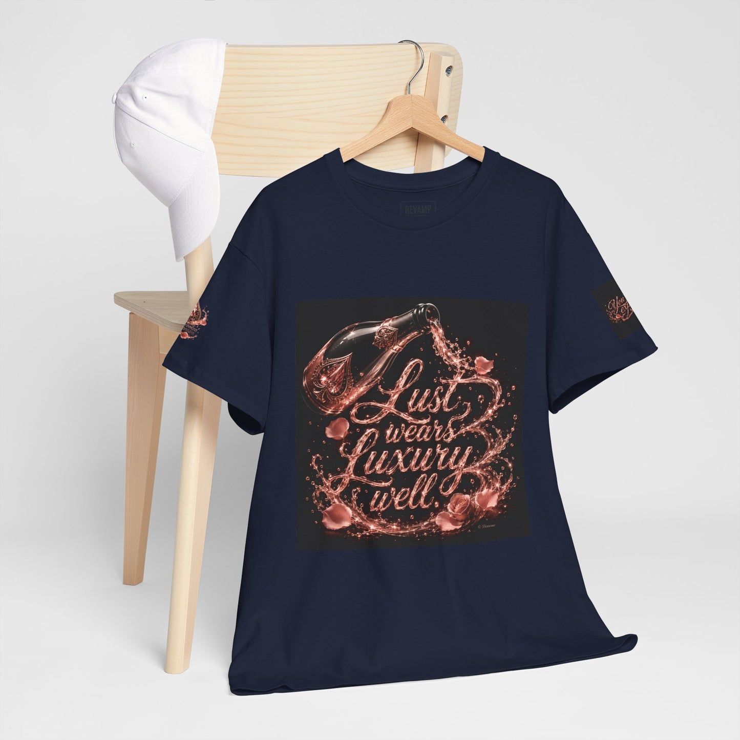 Lust Treats Luxury Well T-Shirt – Vintage Script Graphic Tee
