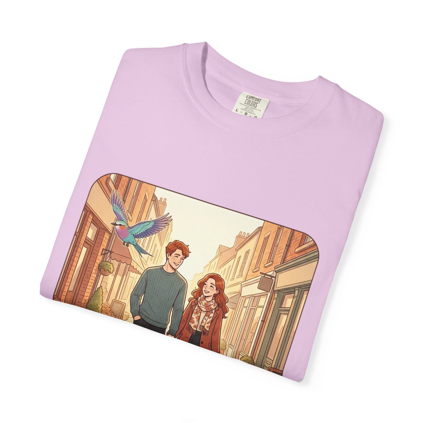 Romantic Stroll T-Shirt — “It’s the little moments” Couple Illustration Tee