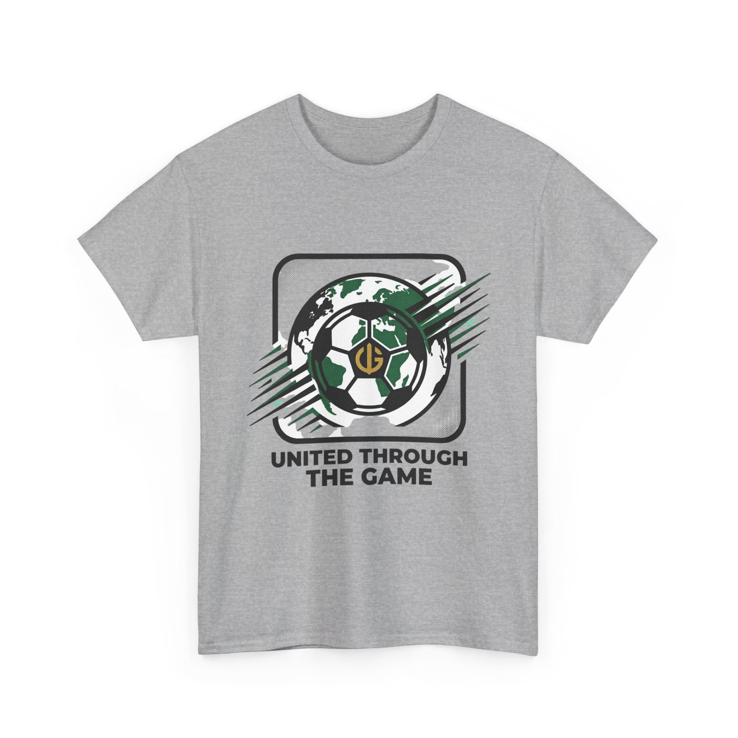 Soccer T-Shirt — "United Through the Game" Graphic Tee