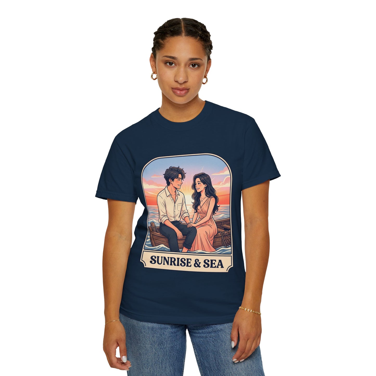 Sunrise & Sea Romantic Beach T-Shirt