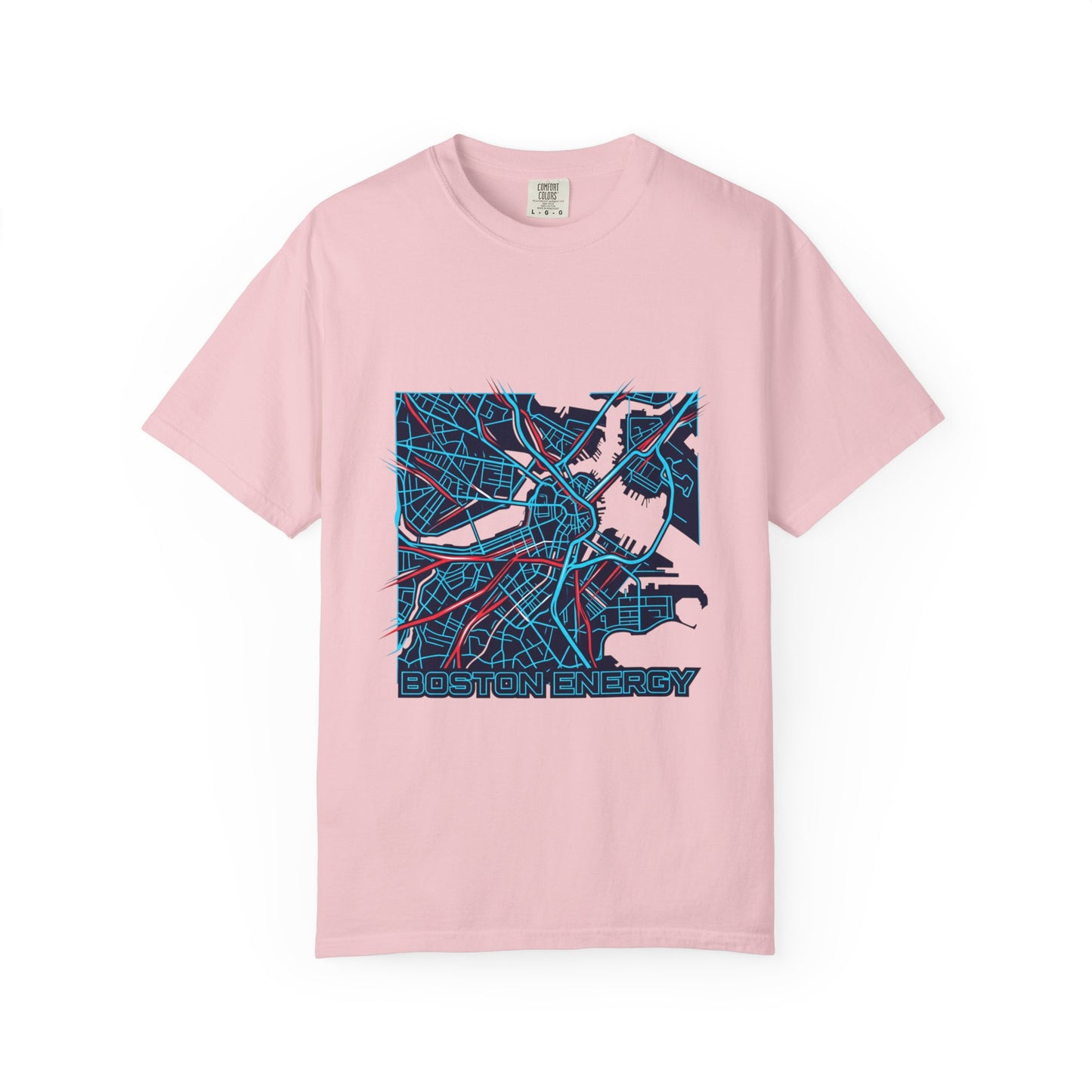 Boston Energy Map T-Shirt — City Map Graphic Tee