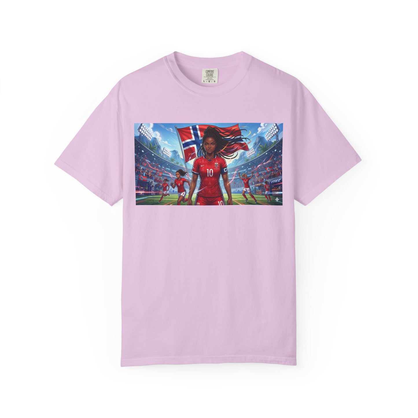 COMMANDER Norway – Female Unisex Garment-Dyed T-shirt