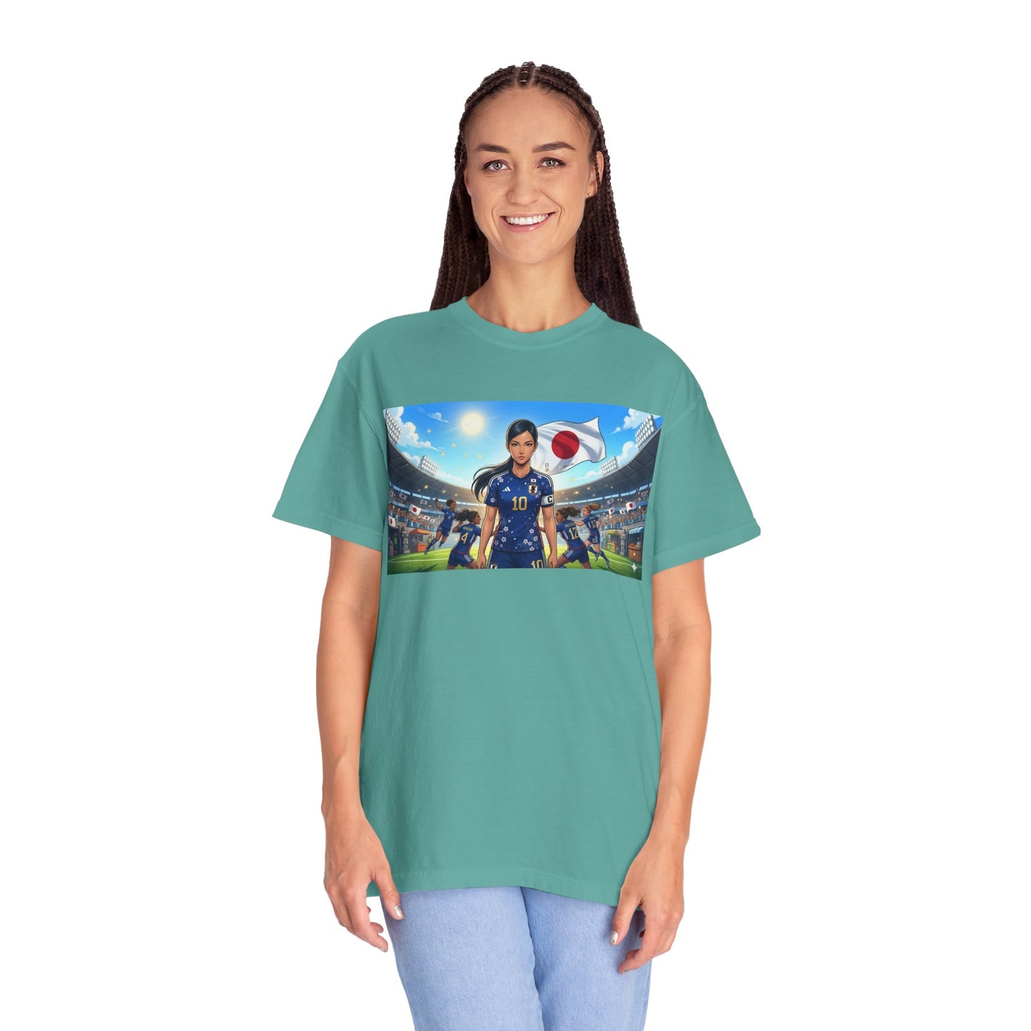 Soccer Player Japan T-Shirt — Japan Flag Soccer Fan Tee