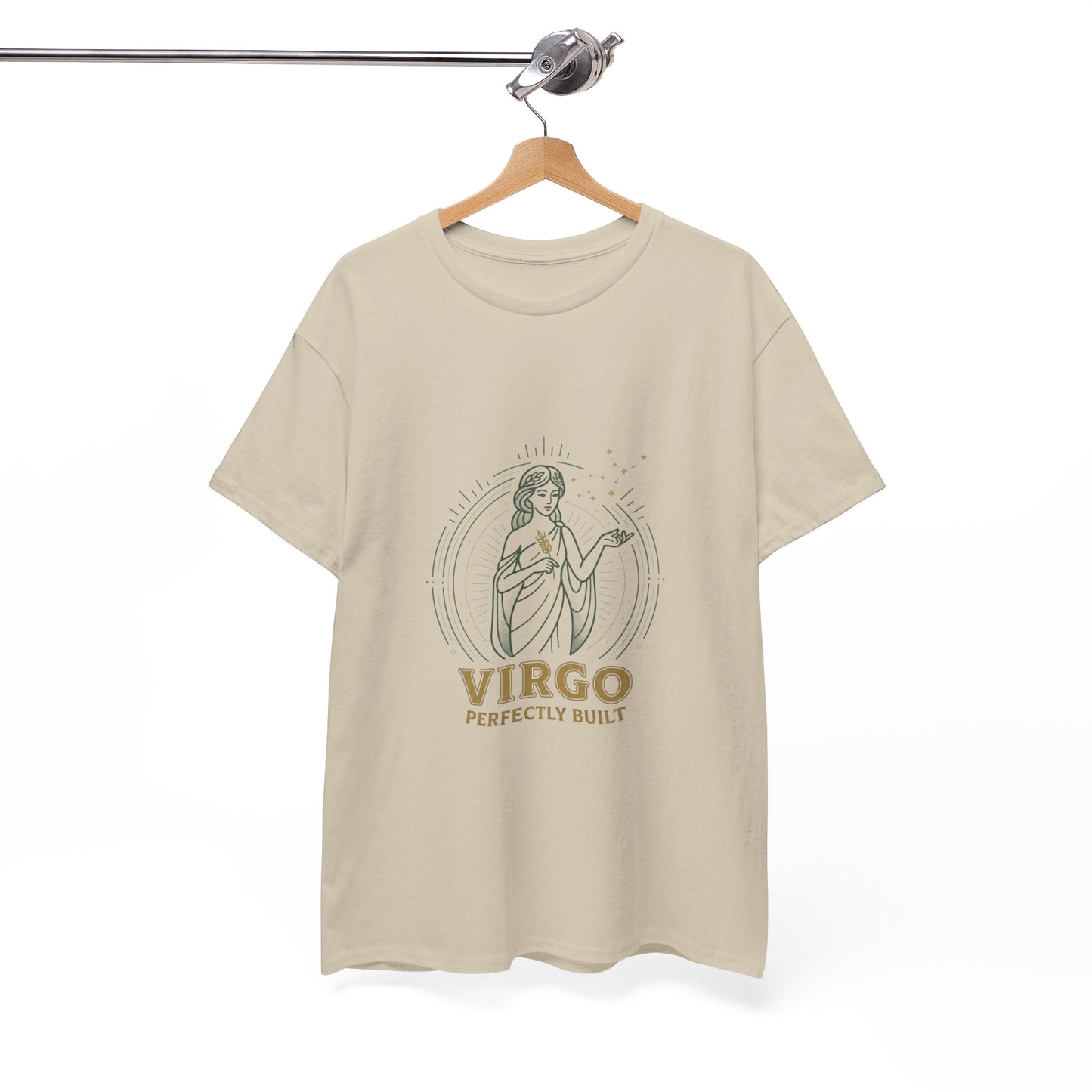 Virgo 'Perfectly Built' Zodiac T-Shirt — Astrology Graphic Tee
