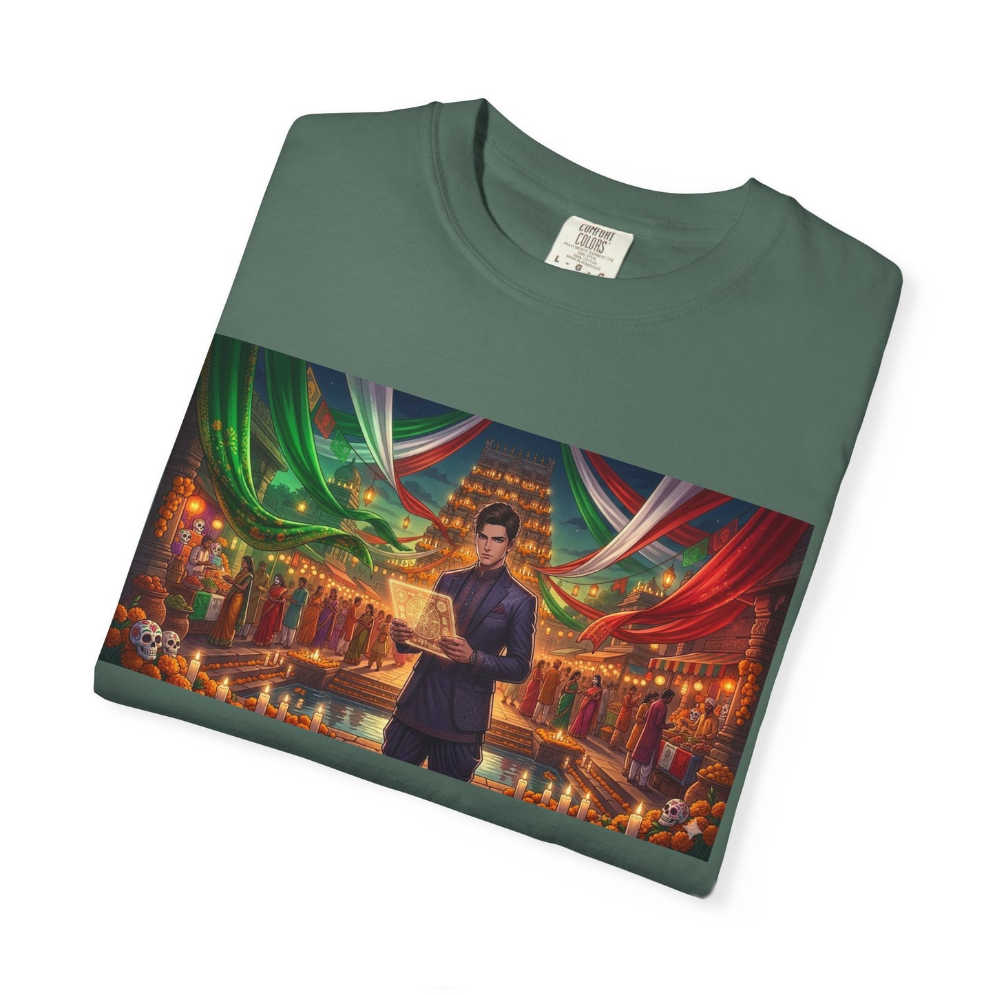 Mexican Festival Night T-Shirt — Cinematic Streets Graphic Tee