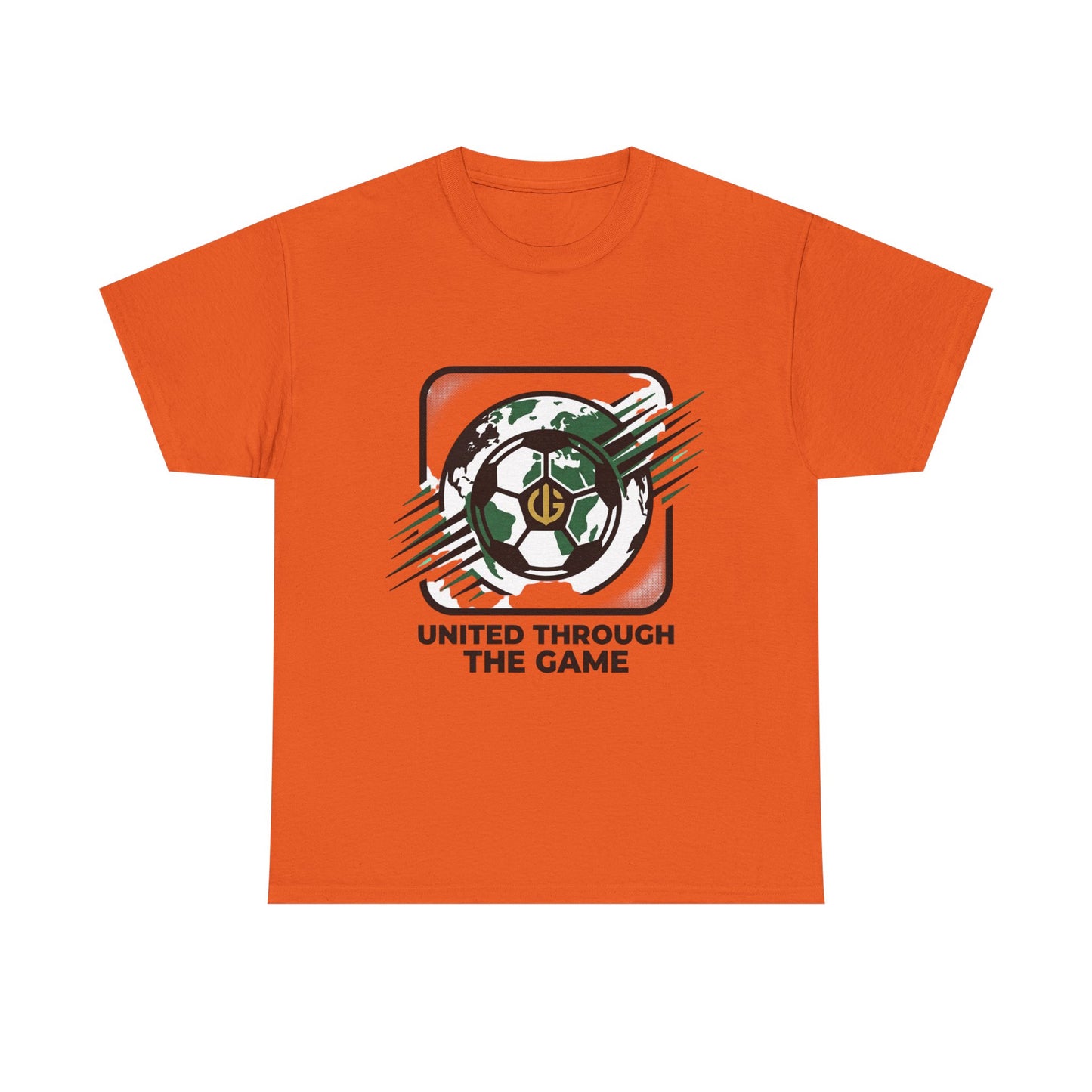 Soccer T-Shirt — "United Through the Game" Graphic Tee