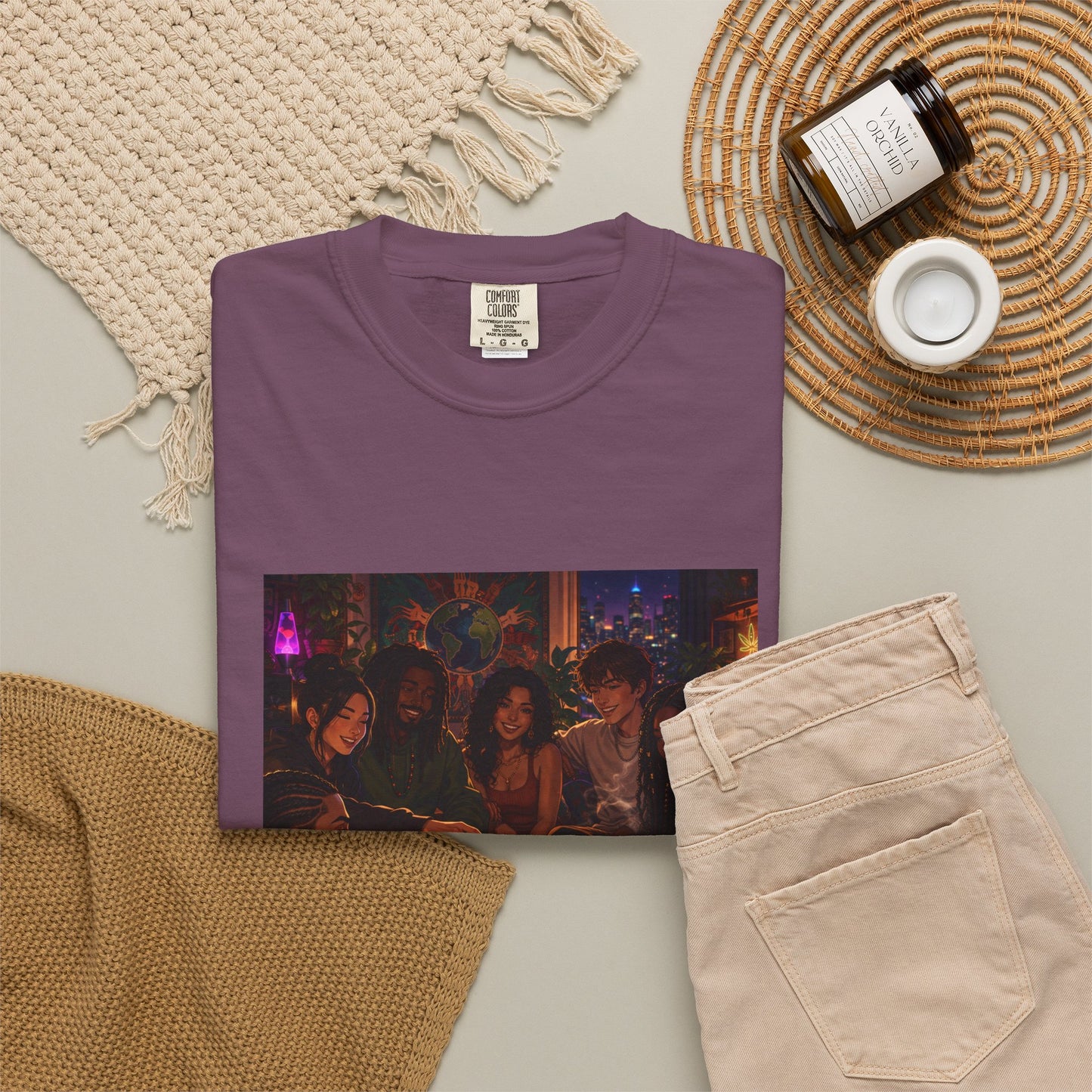 OUR MEMORIES - Vintage Night Party Scene T-Shirt