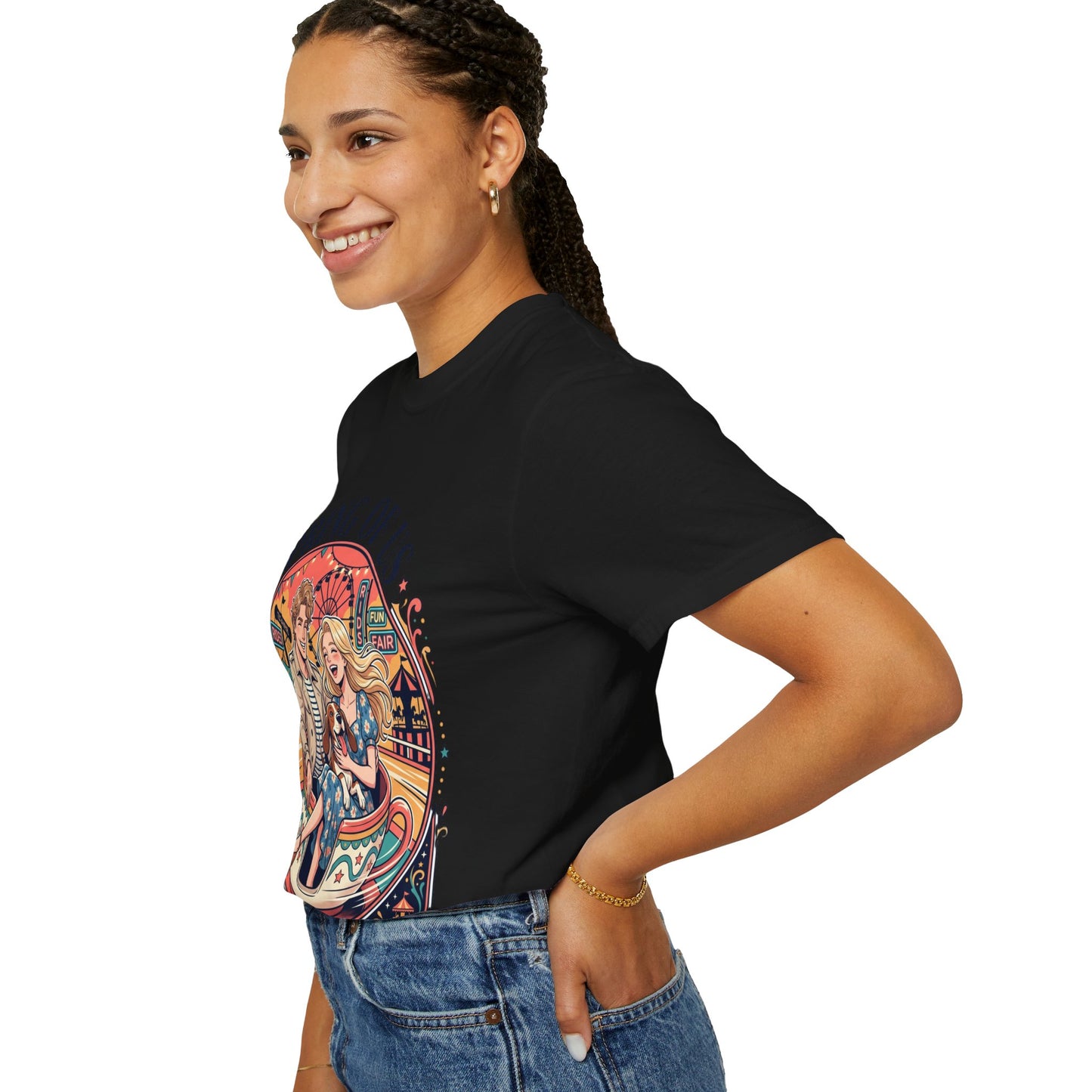 Spring of Us T-Shirt — Retro Carnival Couple Tee (Spring Festival Concert)