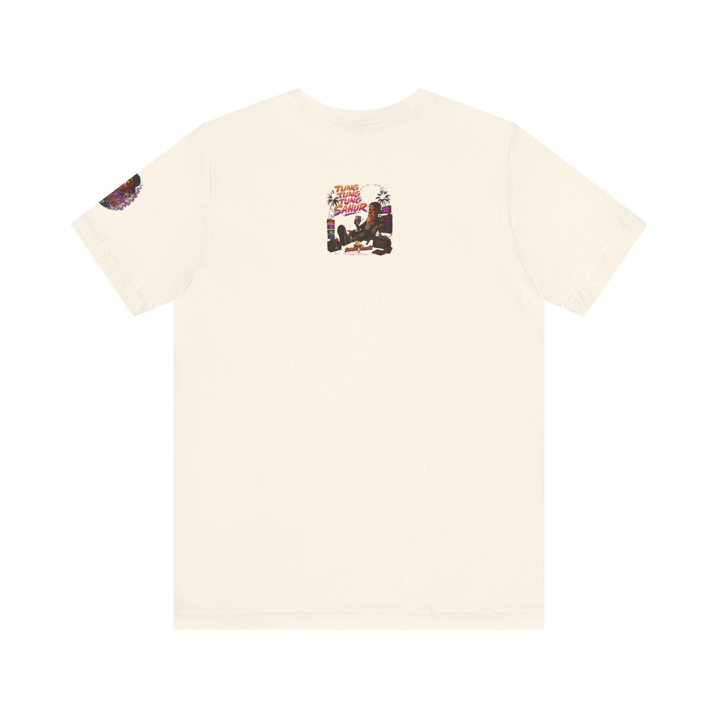 Tung Tung Tung Sahur Laid-Back Nightlife Graphic Tee — "Things Take Time" Urban Cartoon Design