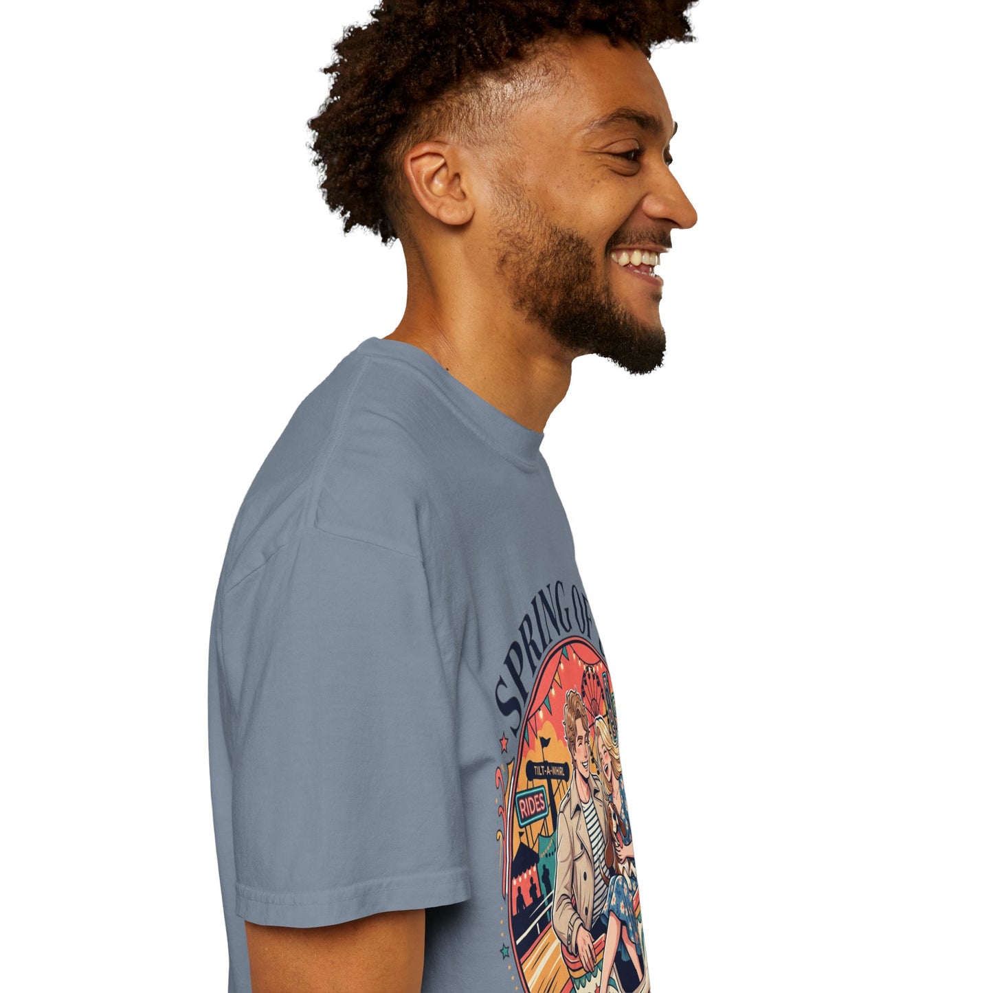 Spring of Us T-Shirt — Retro Carnival Couple Tee (Spring Festival Concert)