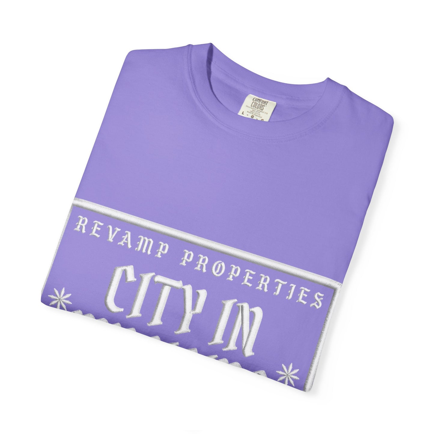 City In My Veins T‑Shirt — Vintage Cityscape Tee (Boston • NYC • Manchester)