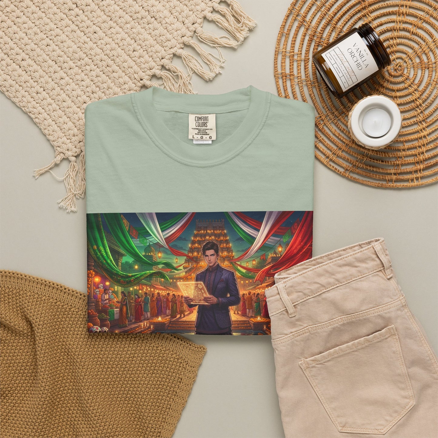 Mexican Festival Night T-Shirt — Cinematic Streets Graphic Tee