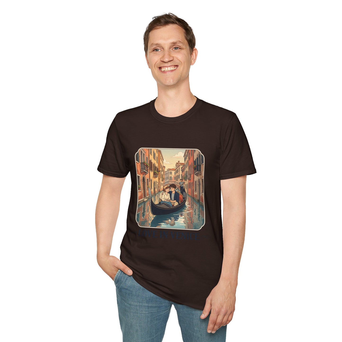 T-Shirt — Love in Venice Gondola Romantic Travel Tee