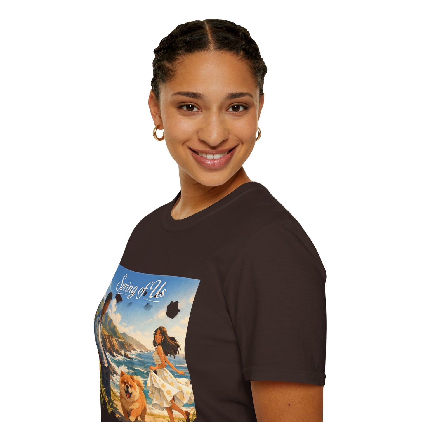 Spring of Us T-Shirt — Romantic Coastal Illustration Tee