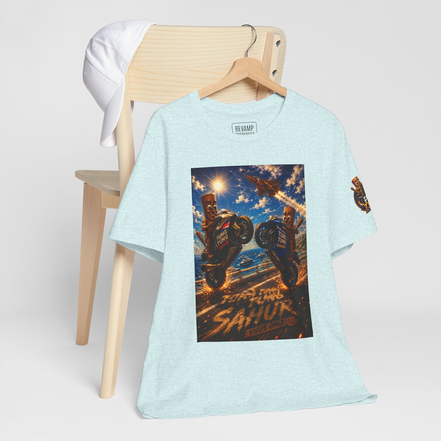 Motorcycle Stunt Tee — Sahara Riders Graphic T-Shirt