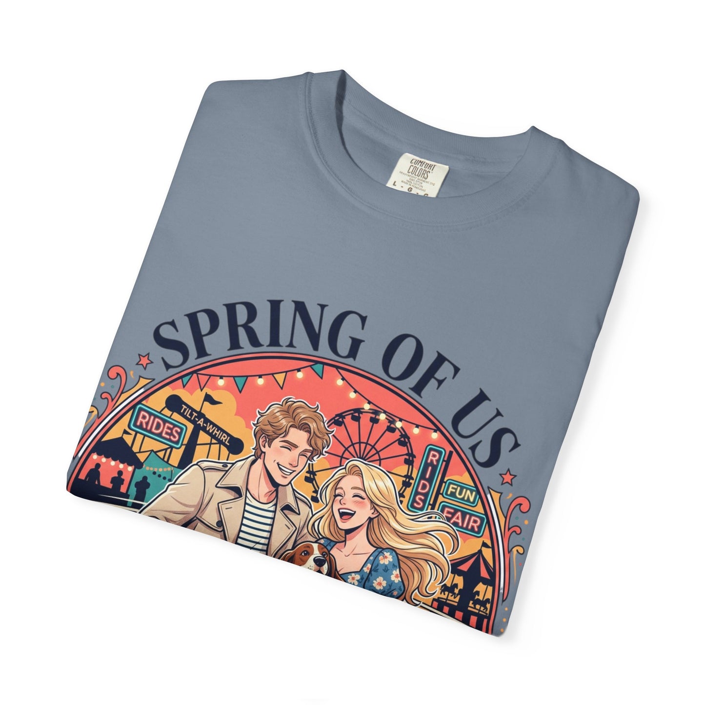 Spring of Us T-Shirt — Retro Carnival Couple Tee (Spring Festival Concert)