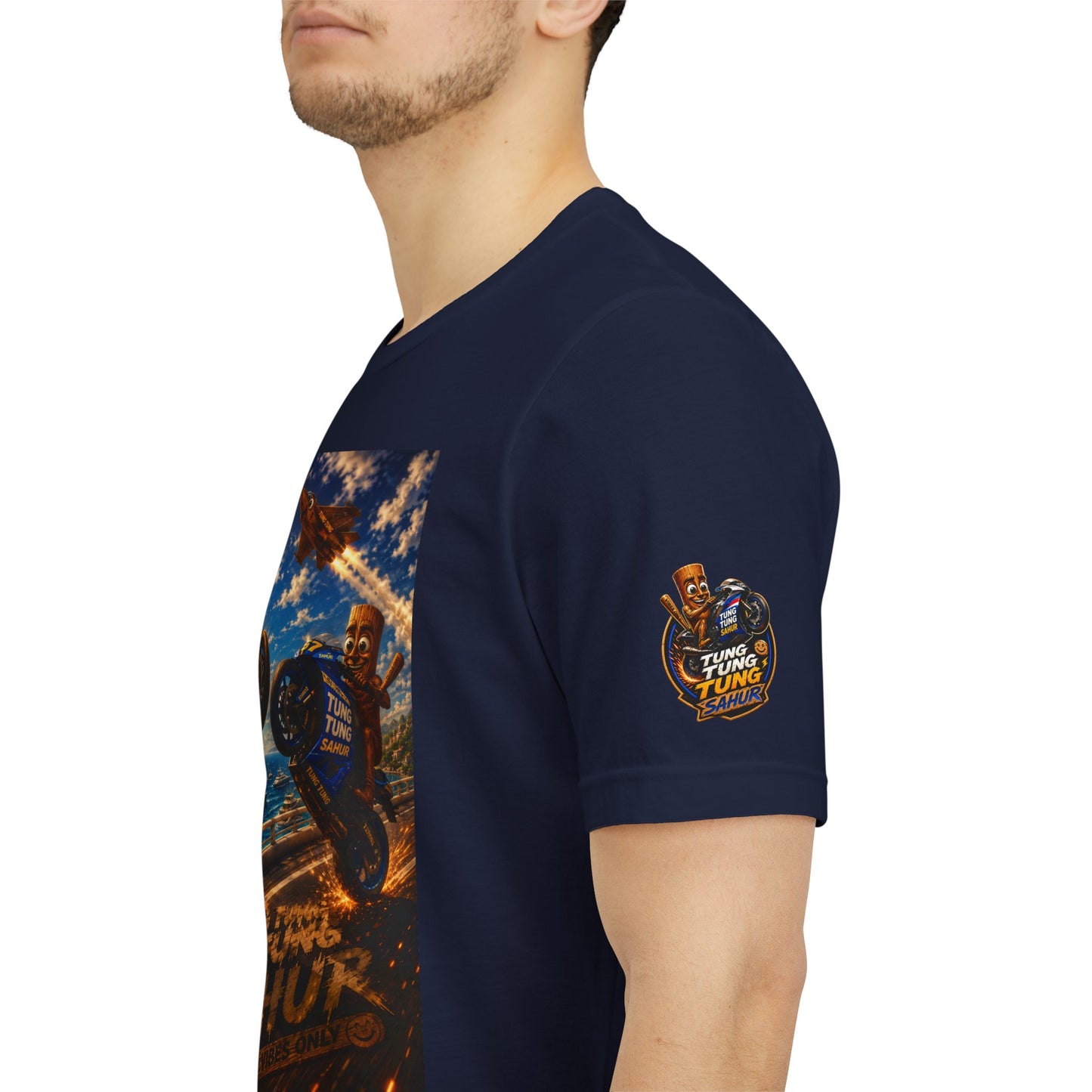 Motorcycle Stunt Tee — Sahara Riders Graphic T-Shirt