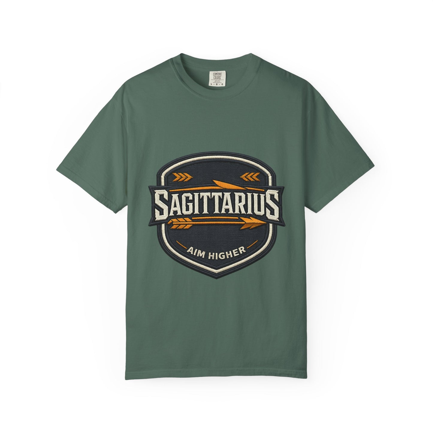 Sagittarius 'Aim Higher' T‑Shirt — Zodiac Archer Graphic Tee