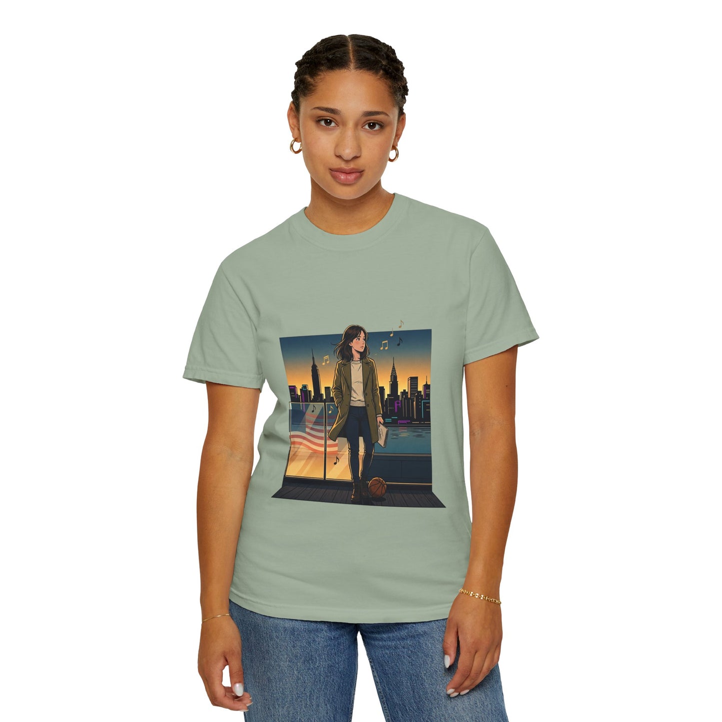 GLOBAL ENERGY: HER CITY, HER STORY— City Sunset Graphic T-Shirt