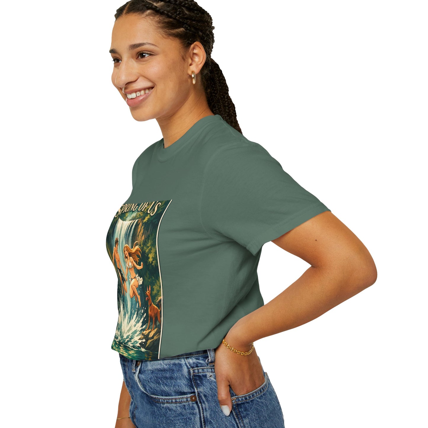 Vintage 'Spring of Us' Waterfall Graphic T-Shirt