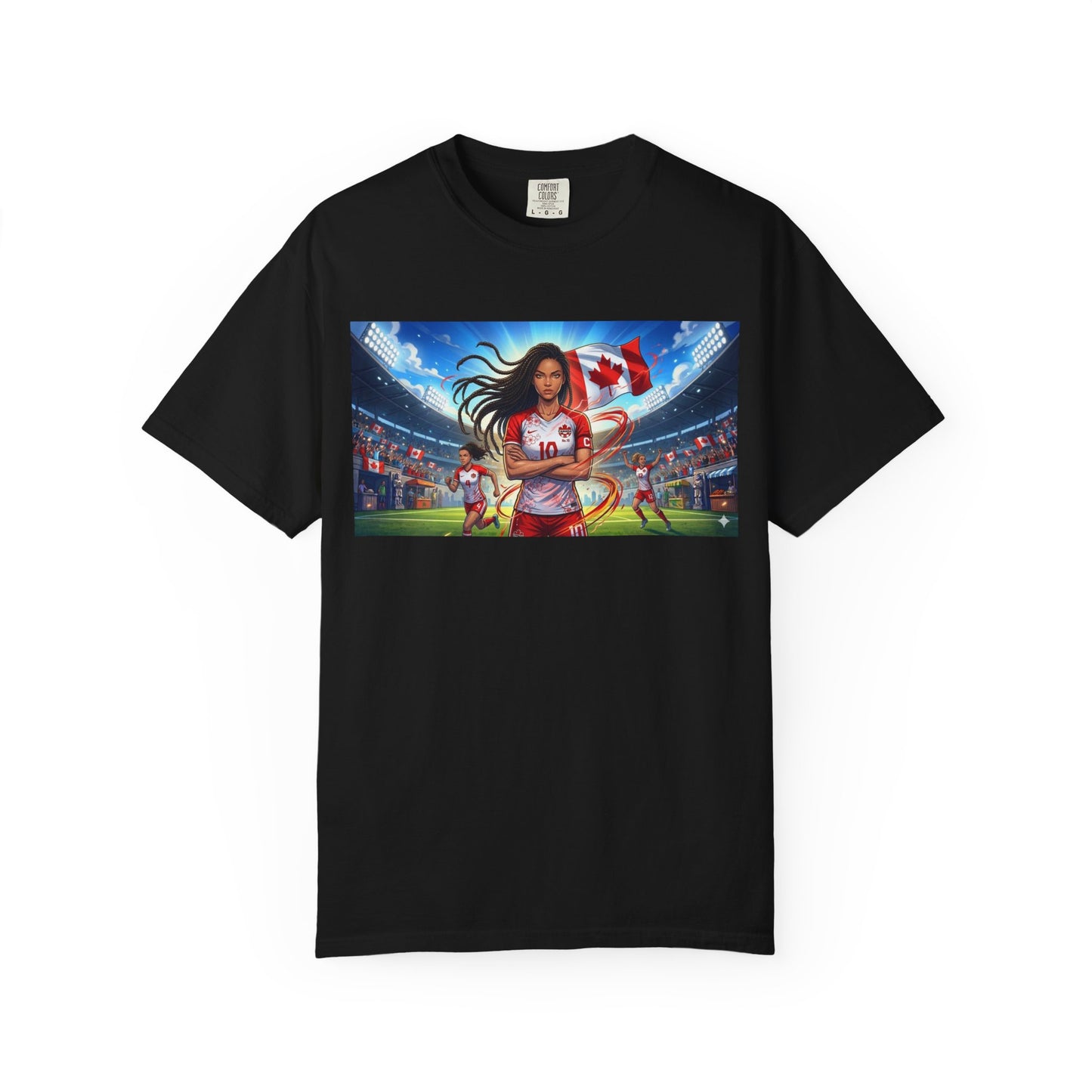Soccer Star Canada T-Shirt — Women’s Team Jersey Graphic