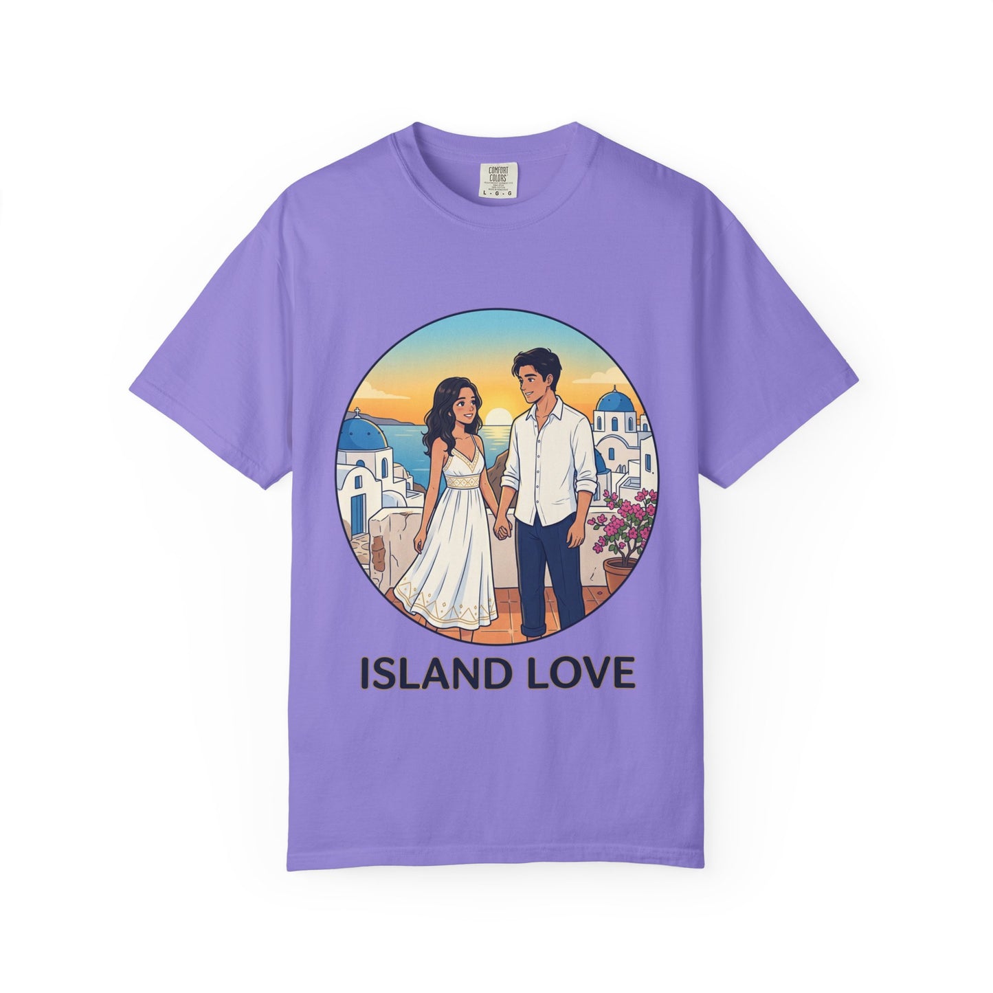 Island Love T-Shirt — Romantic Couples Vacation Tee