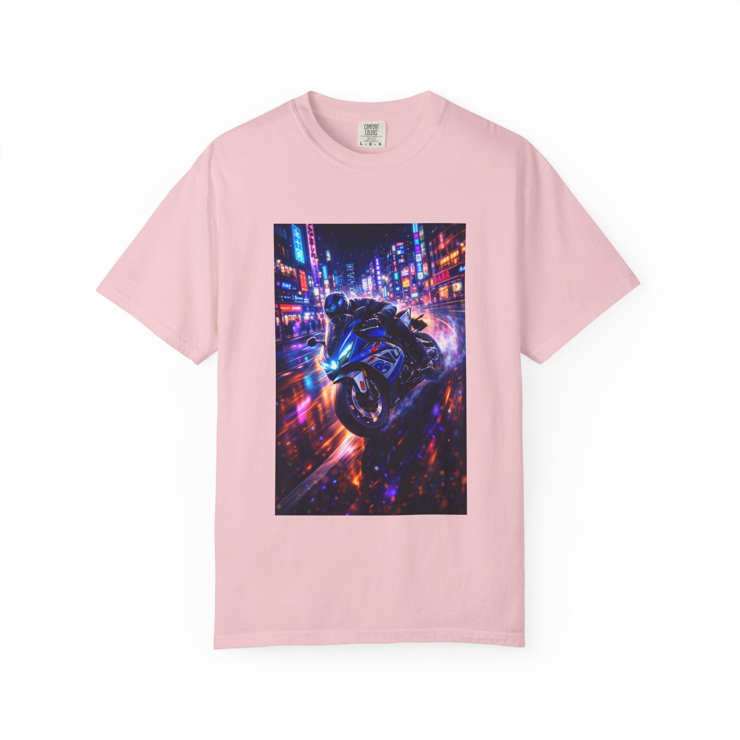 Suzuki GSX-R1000-NEON NIGHT RUN -  T-Shirt — Neon Night Rider Graphic Tee