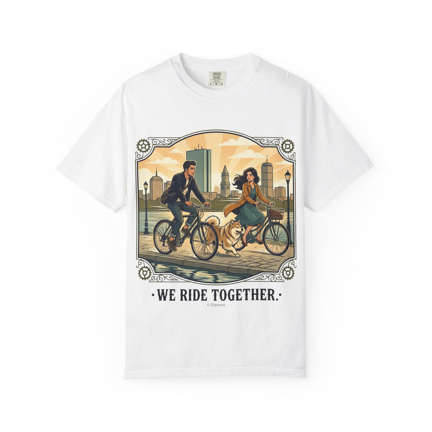 We Ride Together Bicycle Couple T-Shirt