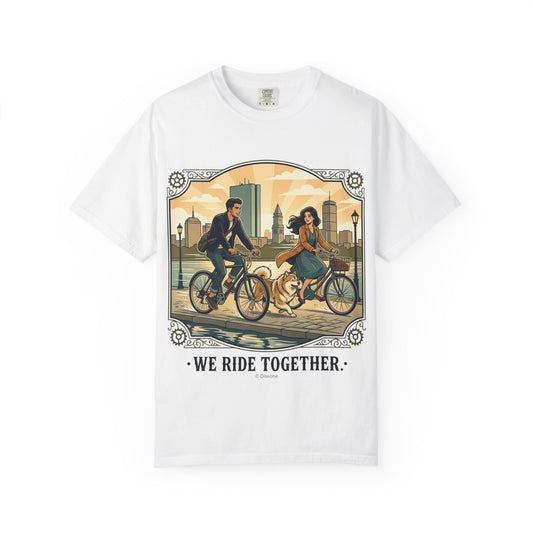 We Ride Together Bicycle Couple T-Shirt