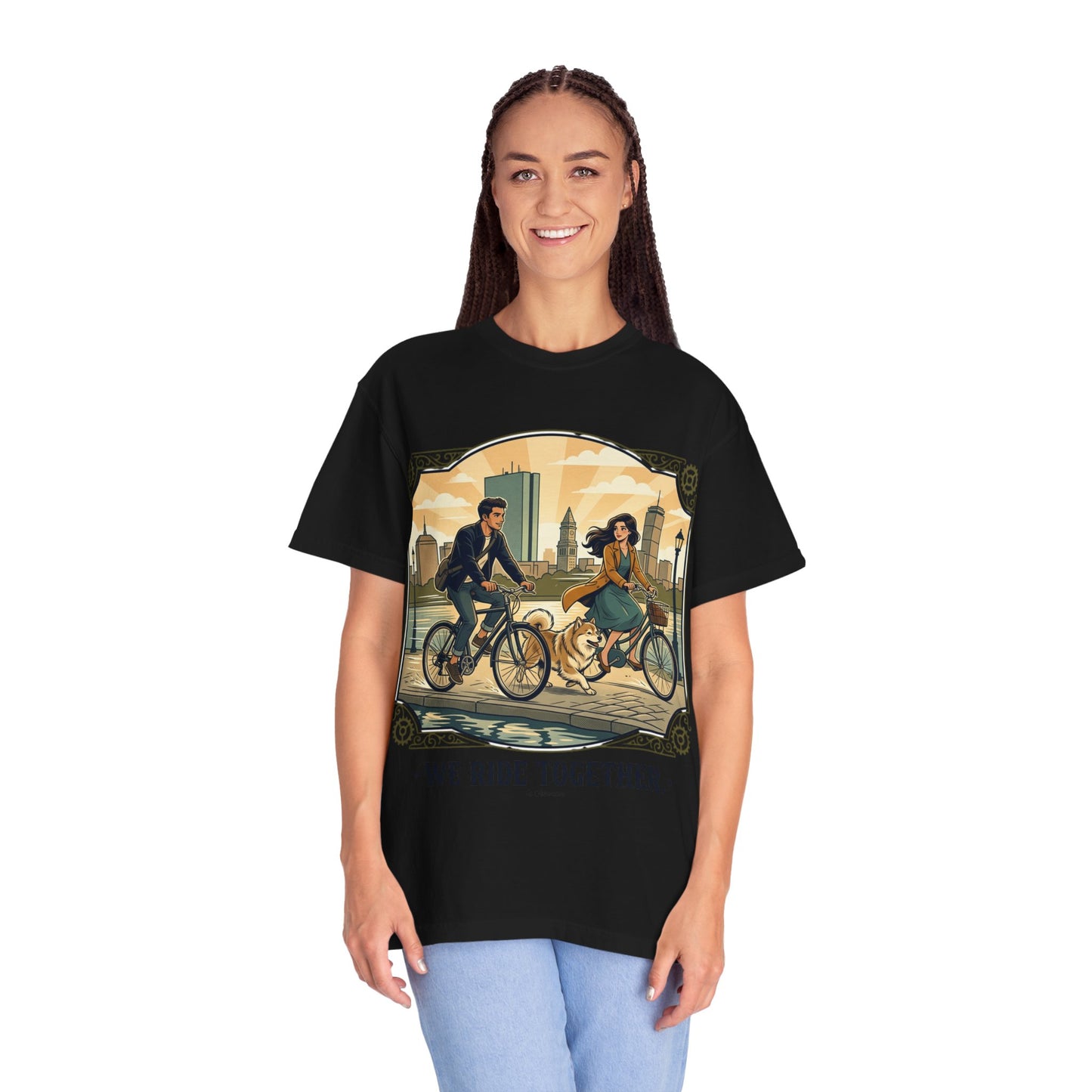 We Ride Together Bicycle Couple T-Shirt