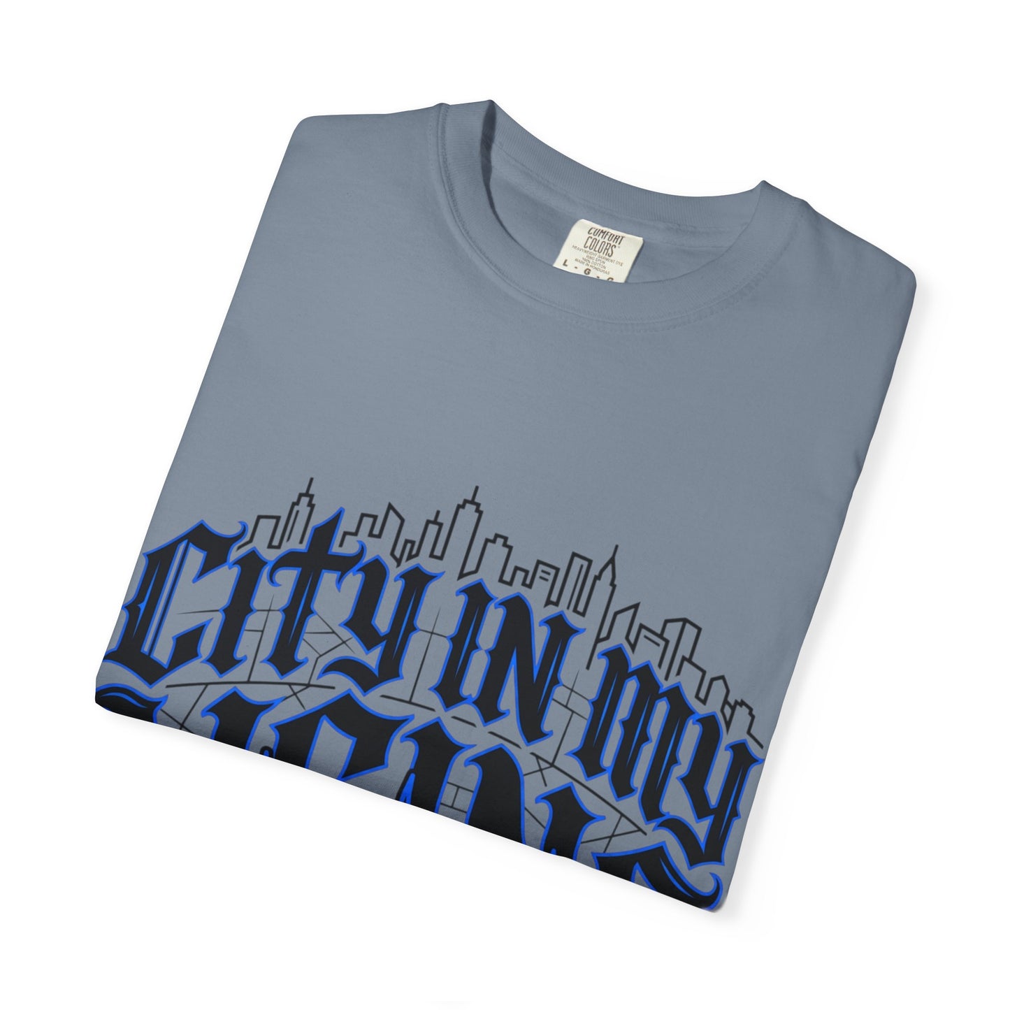 City in My Veins T-Shirt — Urban Skyline Graphic Tee